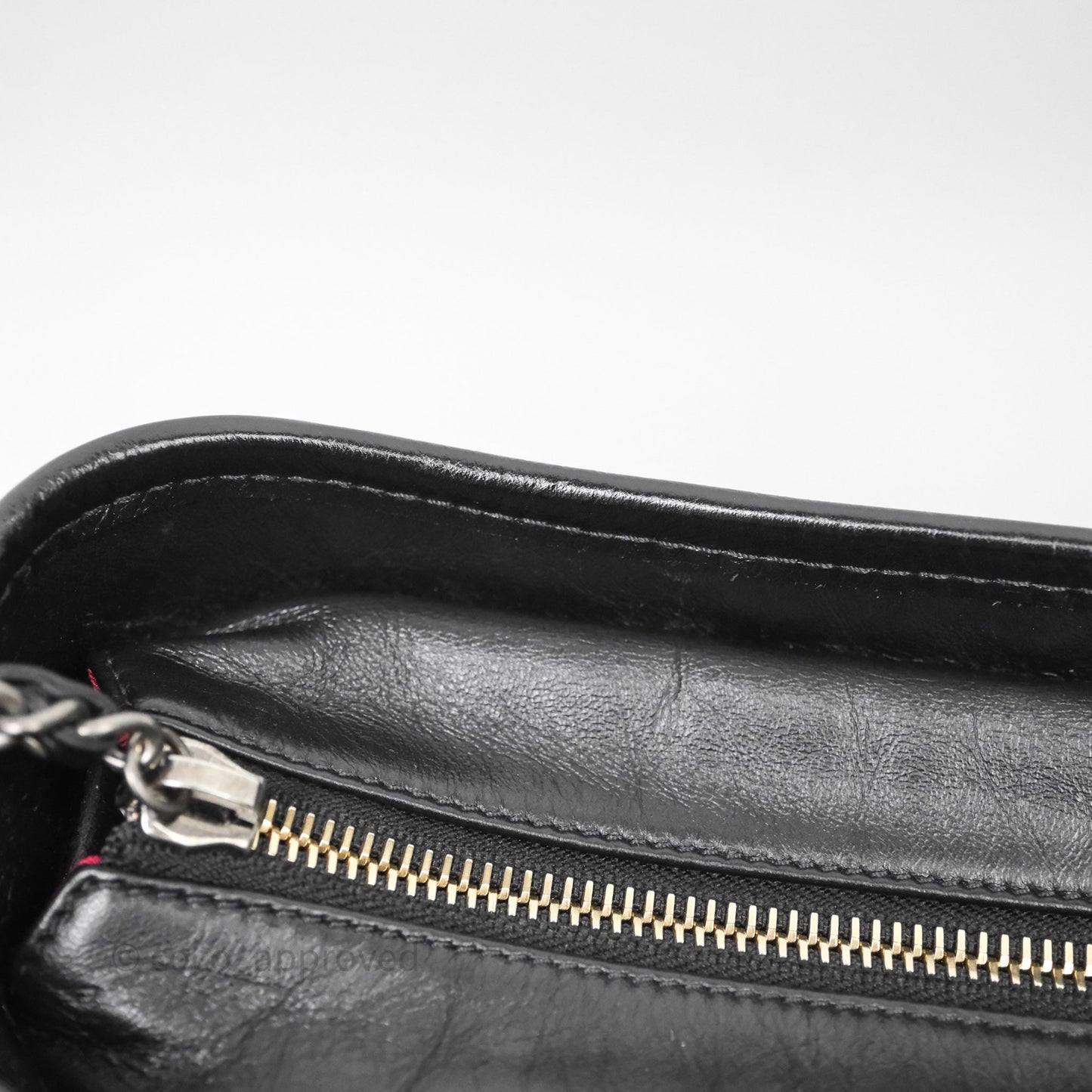 Chanel New Medium Gabrielle Hobo Quilted Black Aged Calfskin