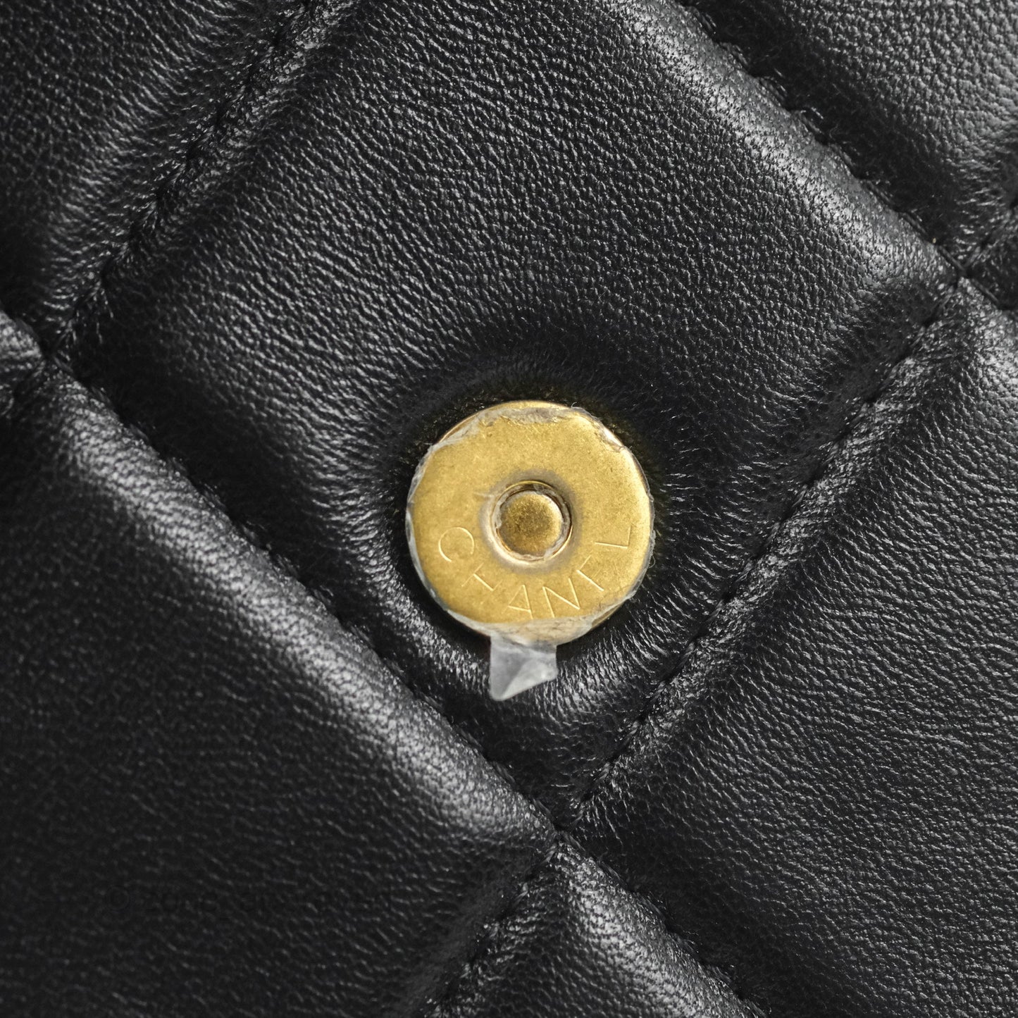 Chanel 19 Phone Holder Black Mixed Hardware