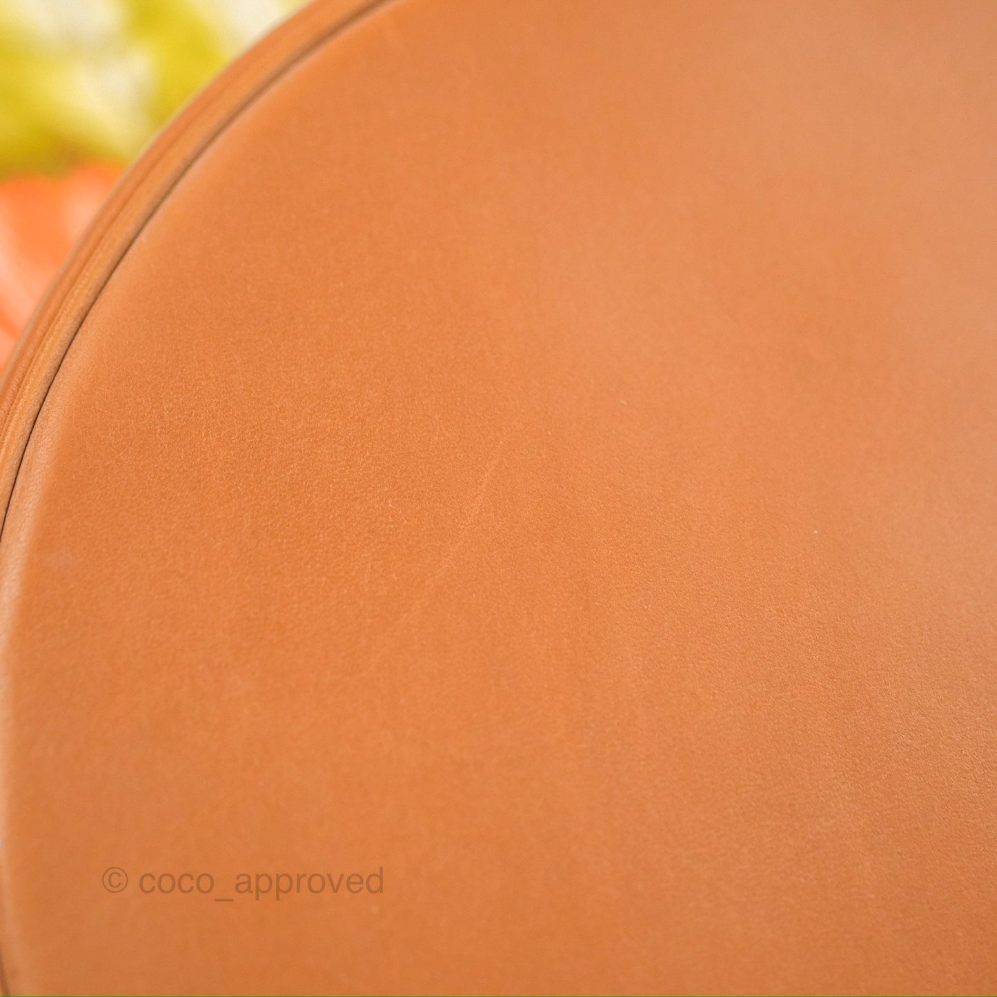 Hermes Sac Soie Cool Drawstring Backpack Orange