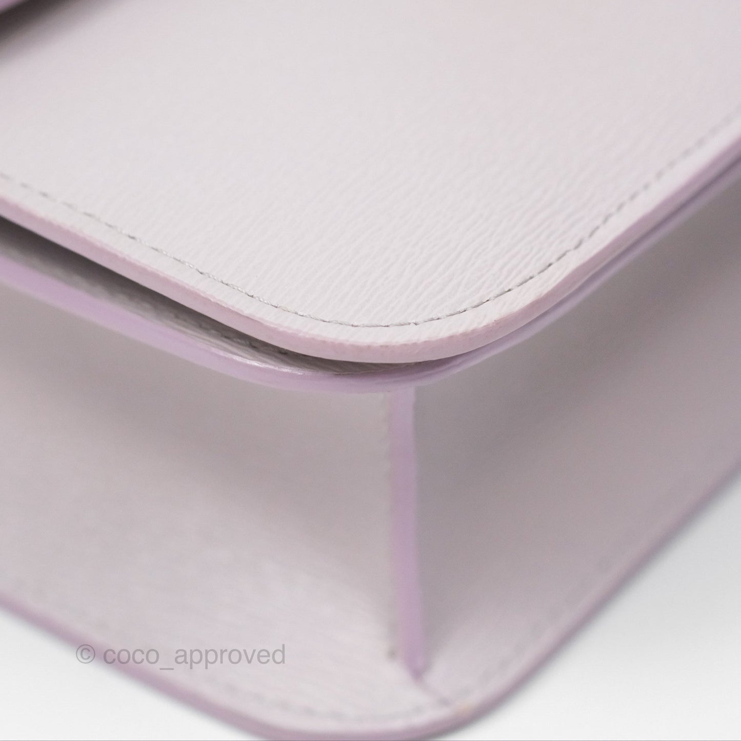 Celine Teen Classic Box Flap Lavender Grey Liege Calfskin