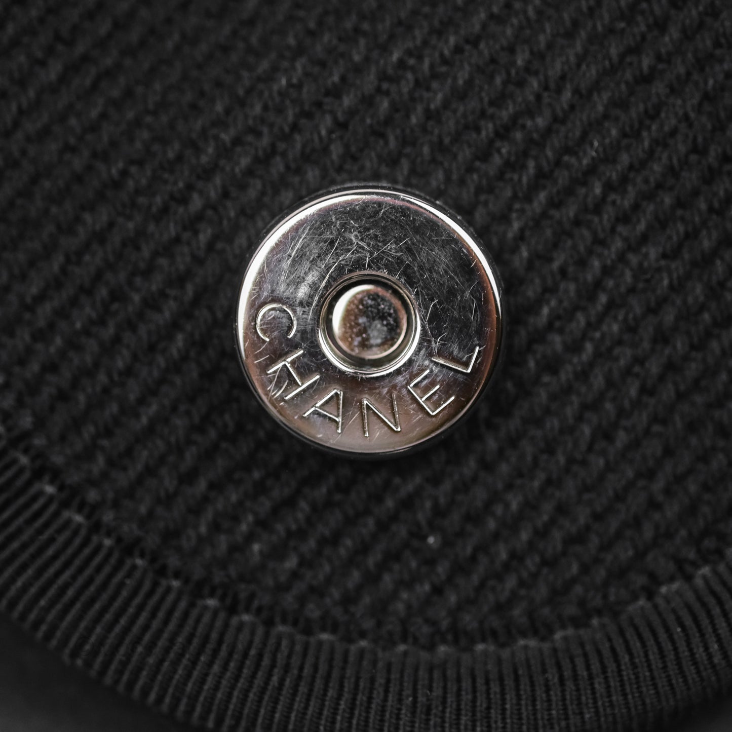 Chanel Medium Deauville Black Canvas Imitation Pearl