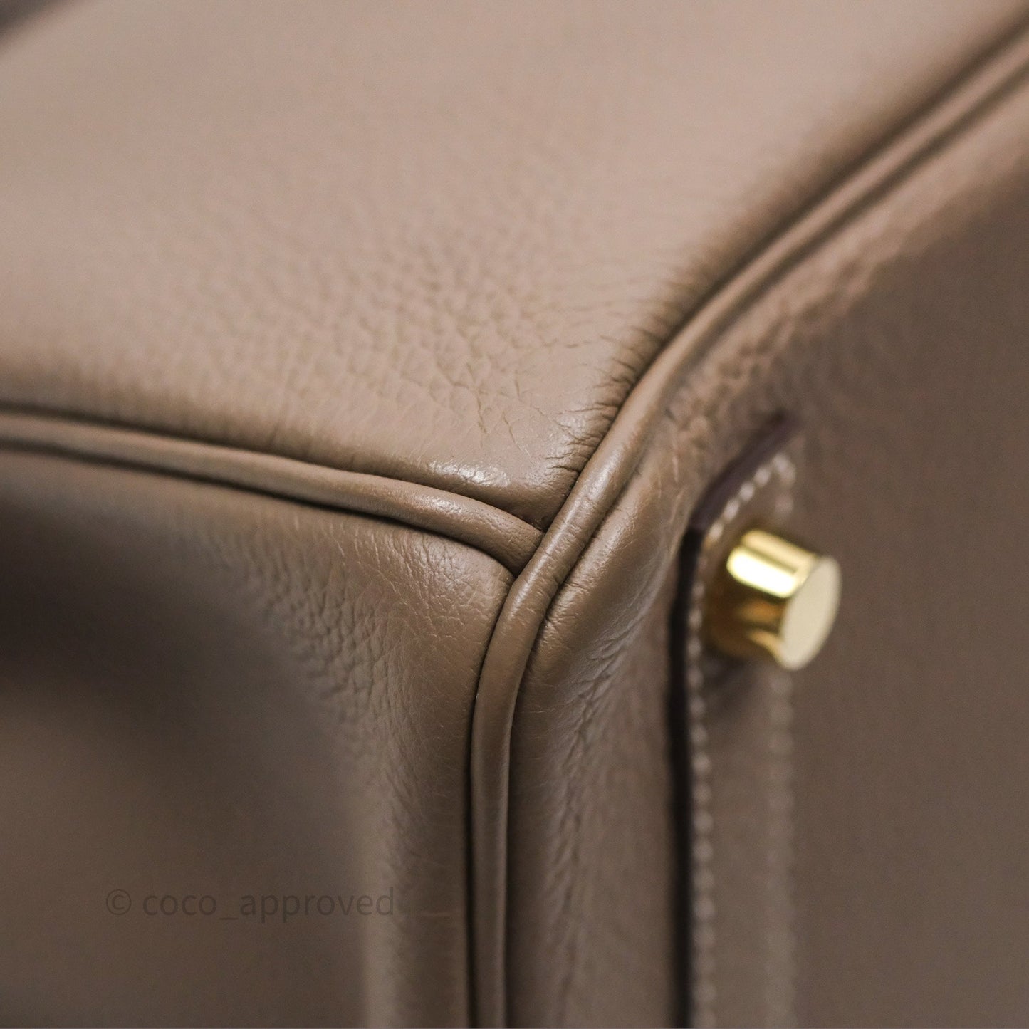 Hermès Birkin 30 Etoupe 18 Togo Gold Hardware