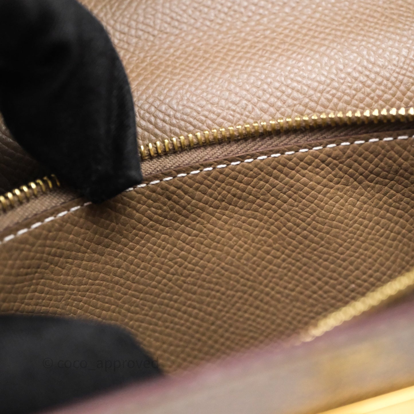 Hermès Kelly To Go Wallet Etoupe 18 Epsom Gold Hardware