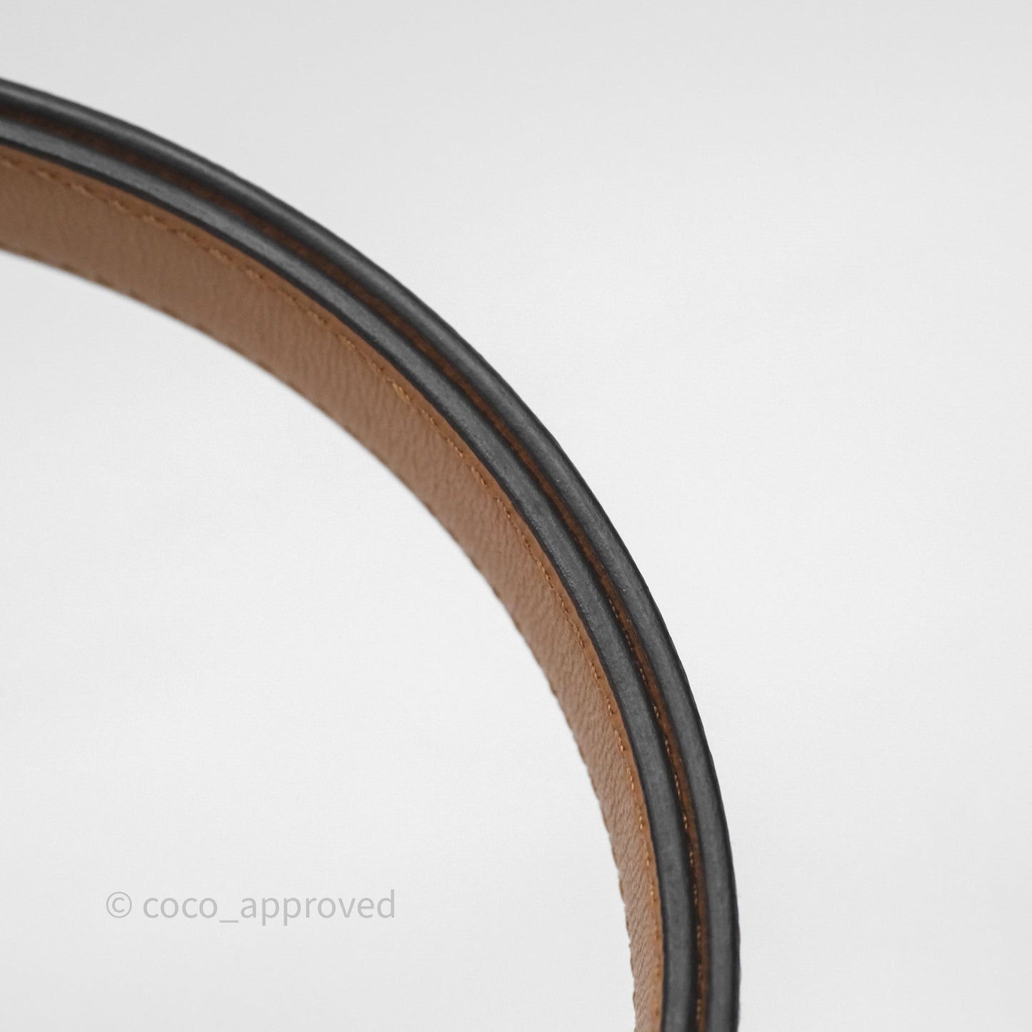 Hermès Kelly Buckle Belt Etoupe Epsom Rose Gold Hardware
