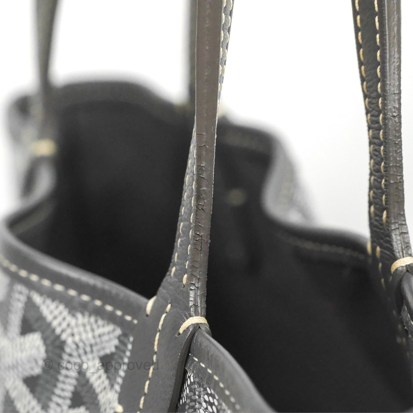Goyard Anjou Mini Bag Goyardine Canvas Grey