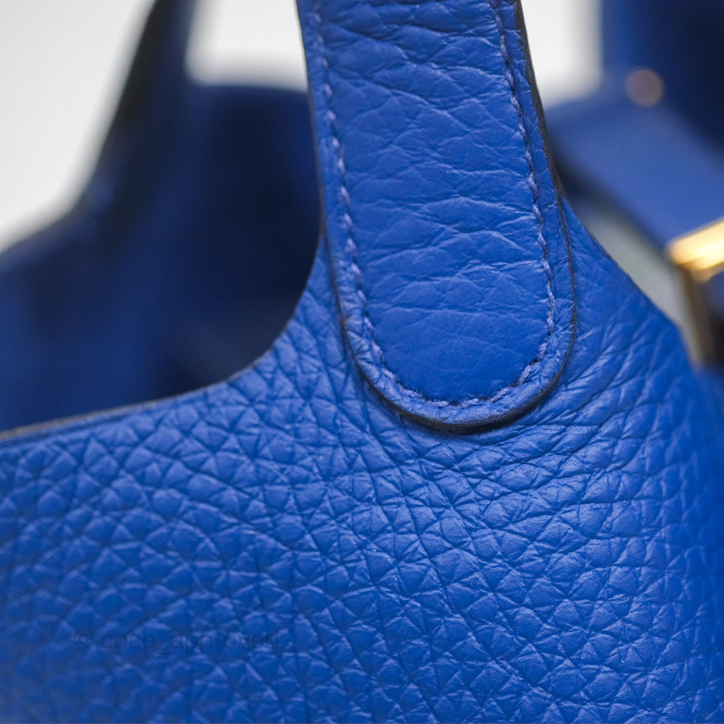 Hermès Picotin Lock 18 Bleu Royal Taurillon Clemence Gold Hardware