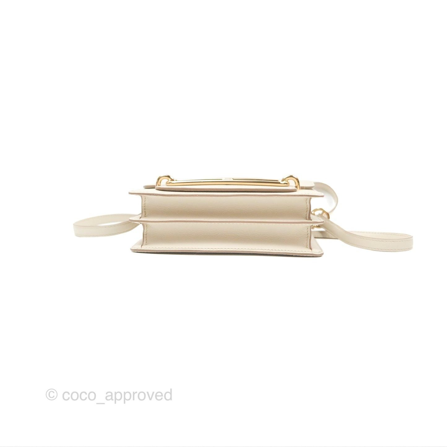 Hermès Roulis Mini 18 Beton Evercolor Permabrass Hardware