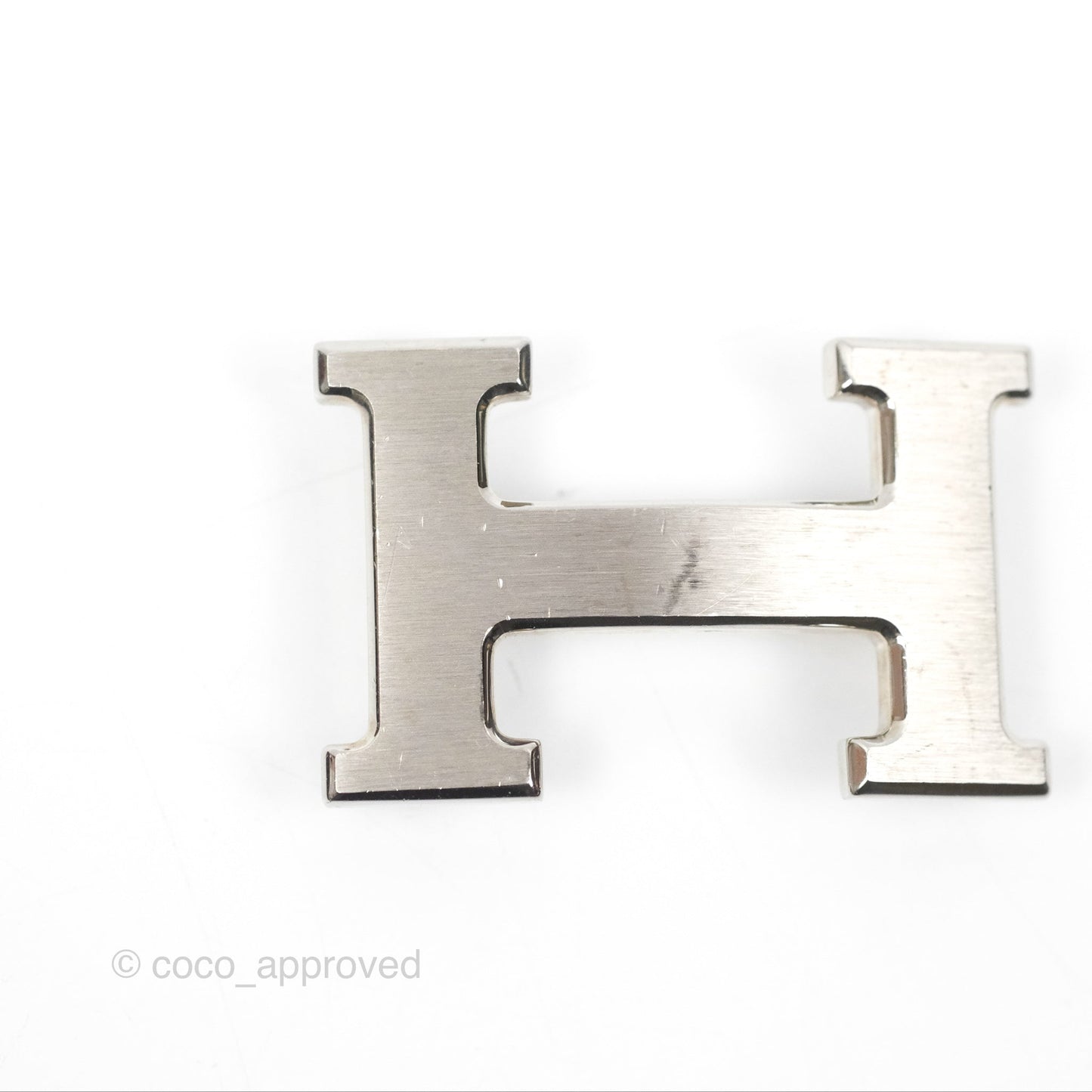 Hermès H Belt Buckle & Reversible Strap Black Palladium Hardware