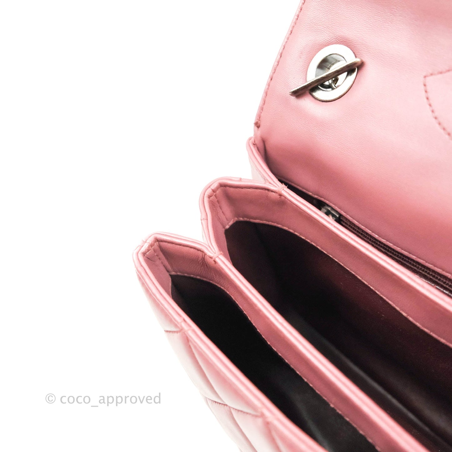 Chanel Trendy CC Small Mauve Pink Lambskin Ruthenium Hardware