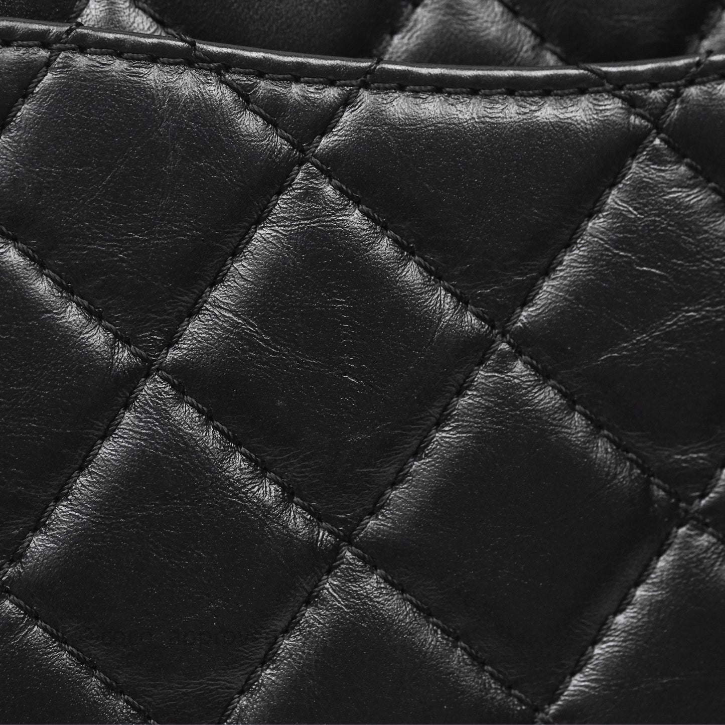 Chanel Quilted Reissue 226 Aged Calfskin Black Gold Hardware