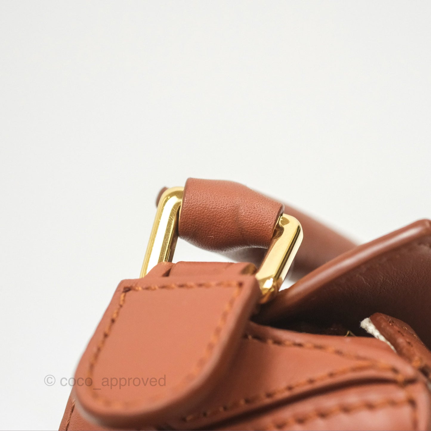 Loewe x Howls Moving Mini Puzzle Bag Tan Calfskin Gold Hardware