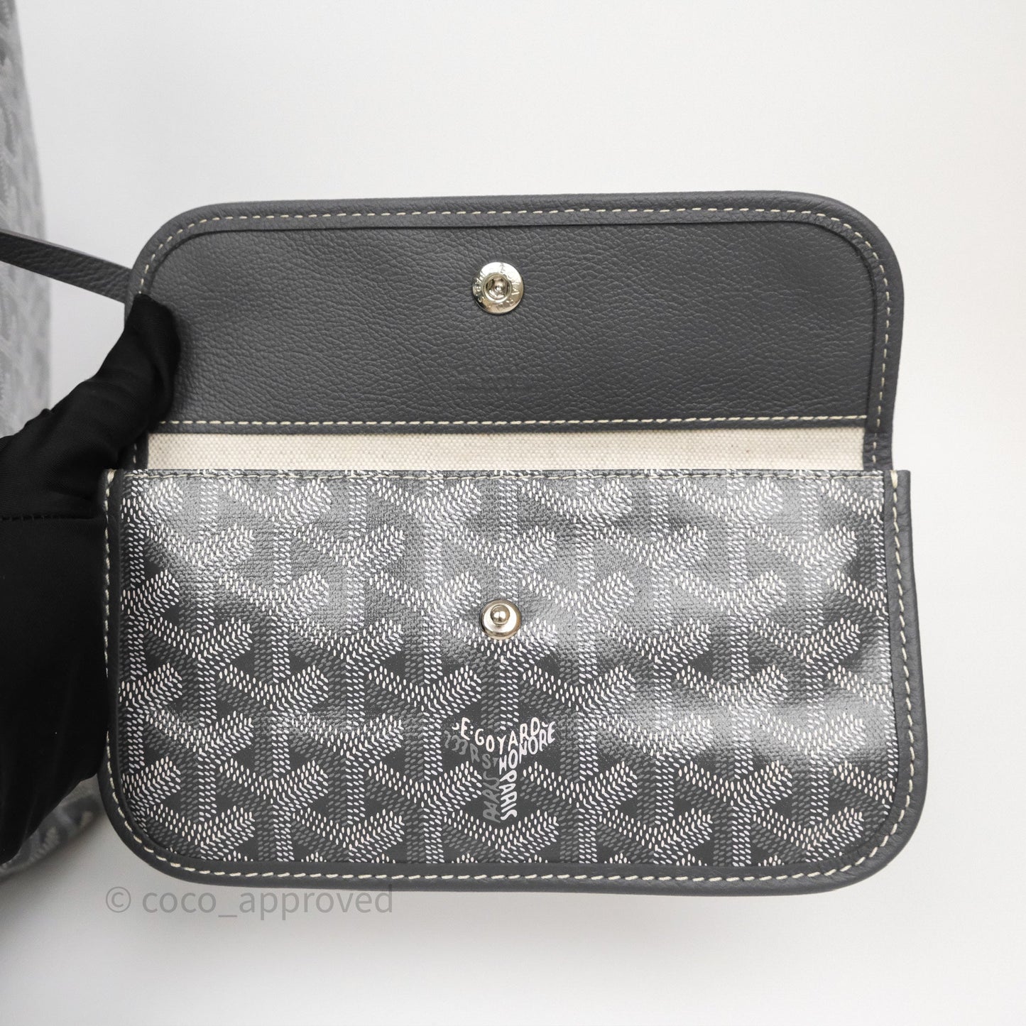 Goyard St. Louis Tote GM Grey