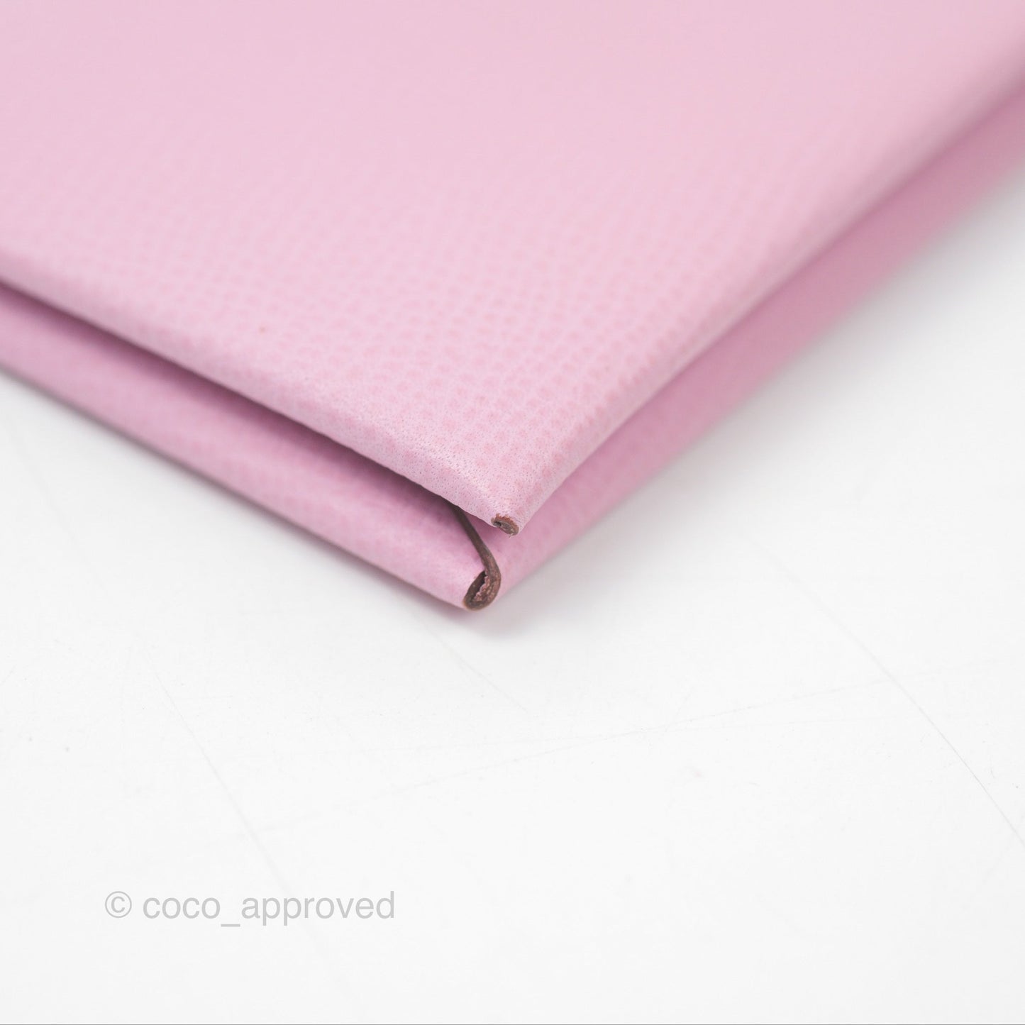 Hermès Calvi Card Holder Mauve Sylvestre Epsom