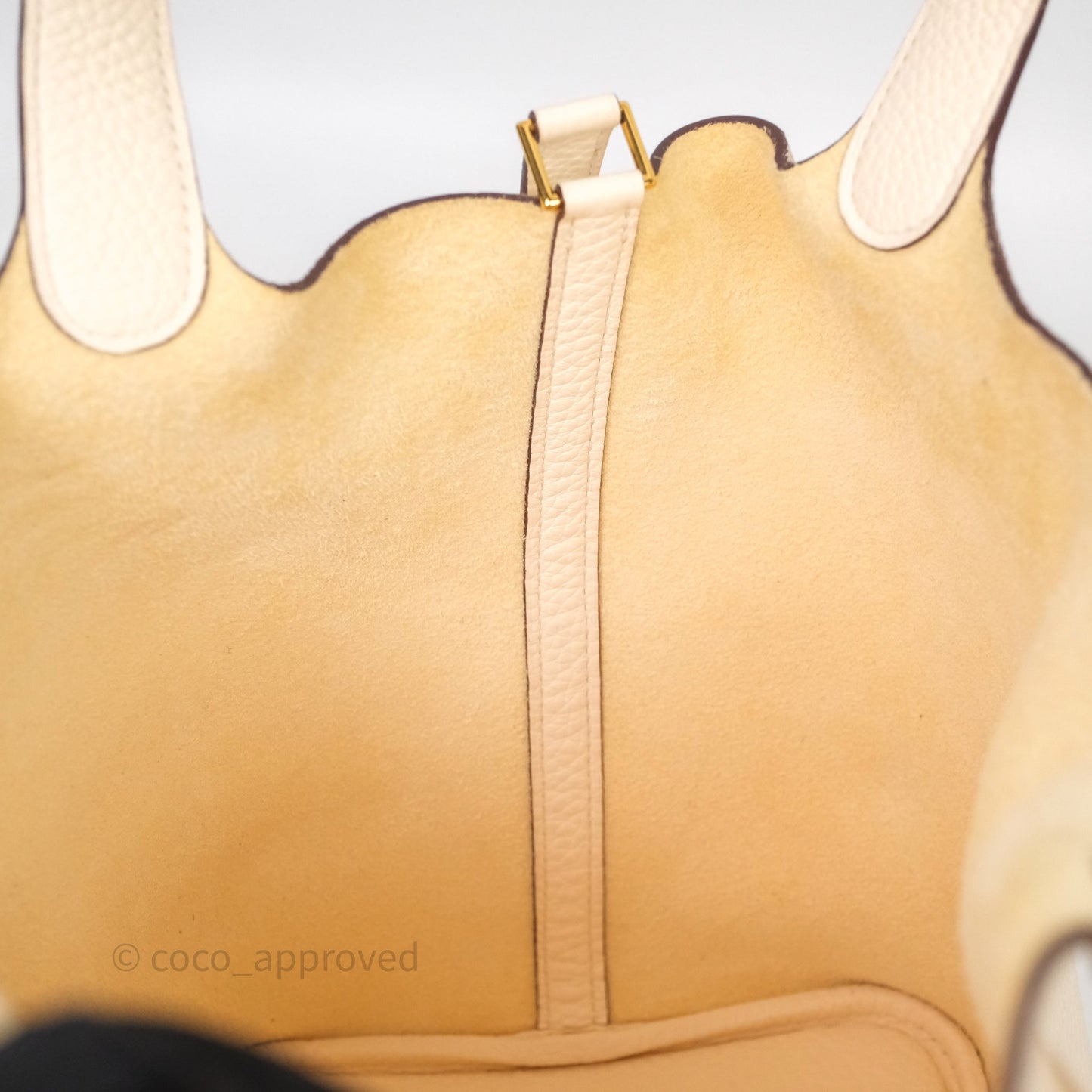 Hermès Picotin 22 Nata I2 Clemence Gold Hardware