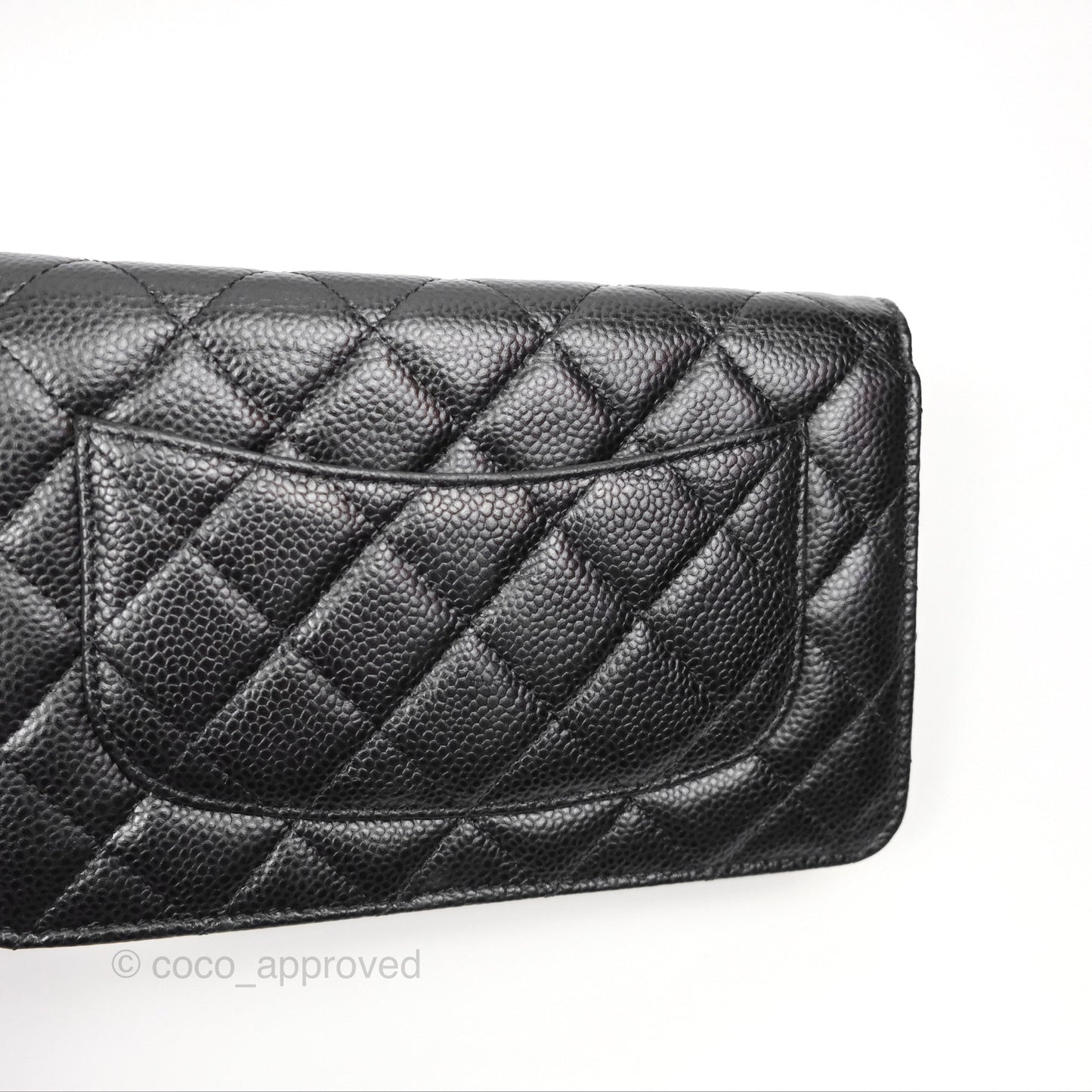 Chanel Quilted Classic Wallet On Chain WOC Black Caviar Gold Hardware