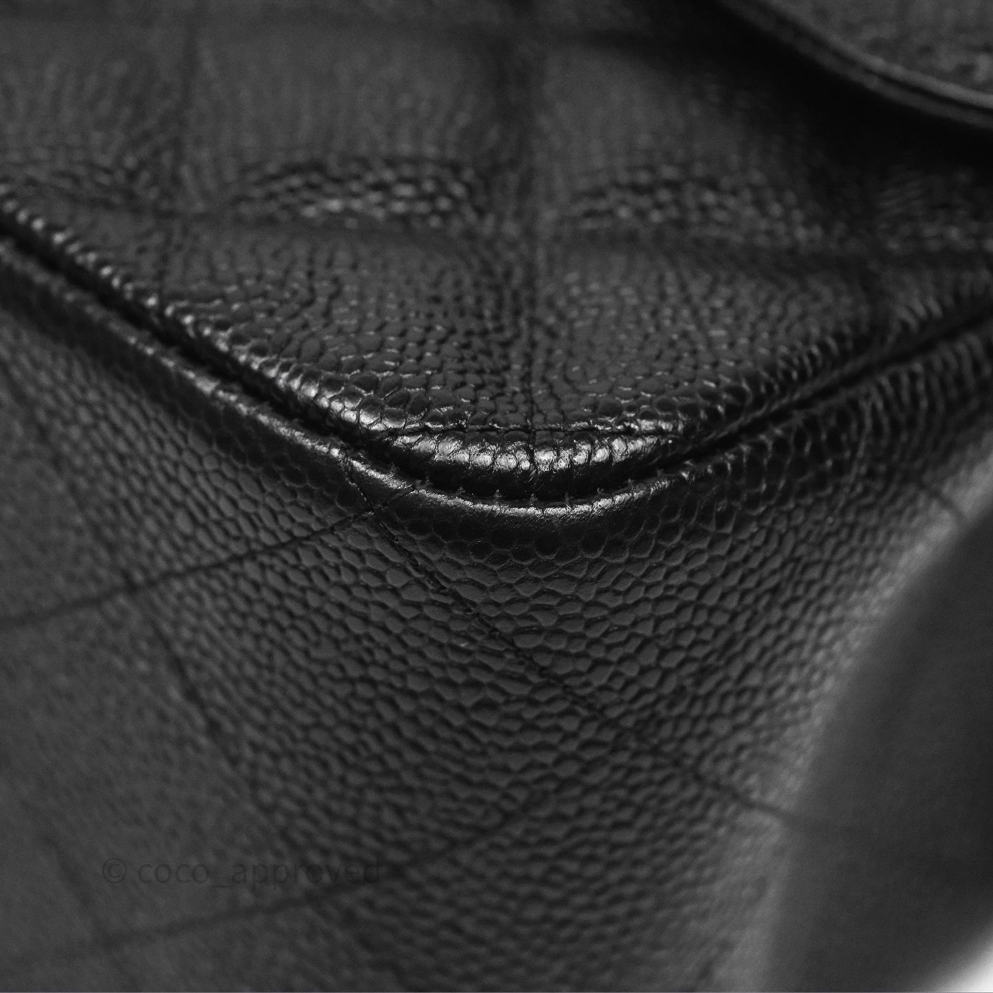 Chanel Jumbo Double Flap Black Caviar Silver Hardware⁣⁣