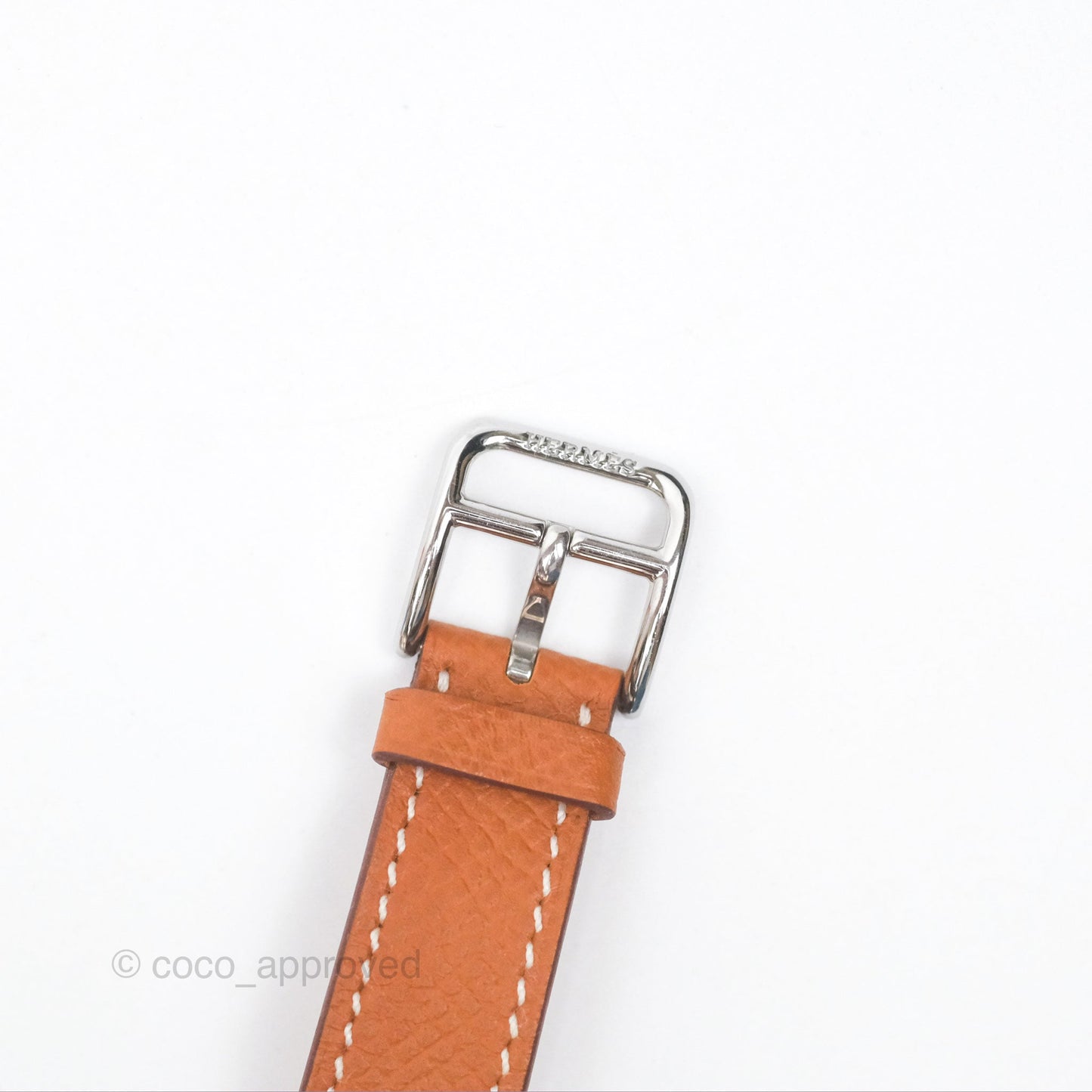 Hermès Heure H Watch Gold Epsom Palladium Hardware
