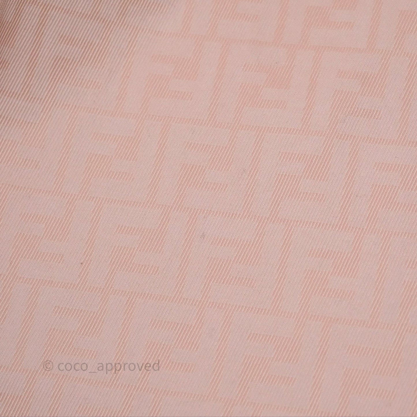 Fendi Denim FF Belted Jacket Pink