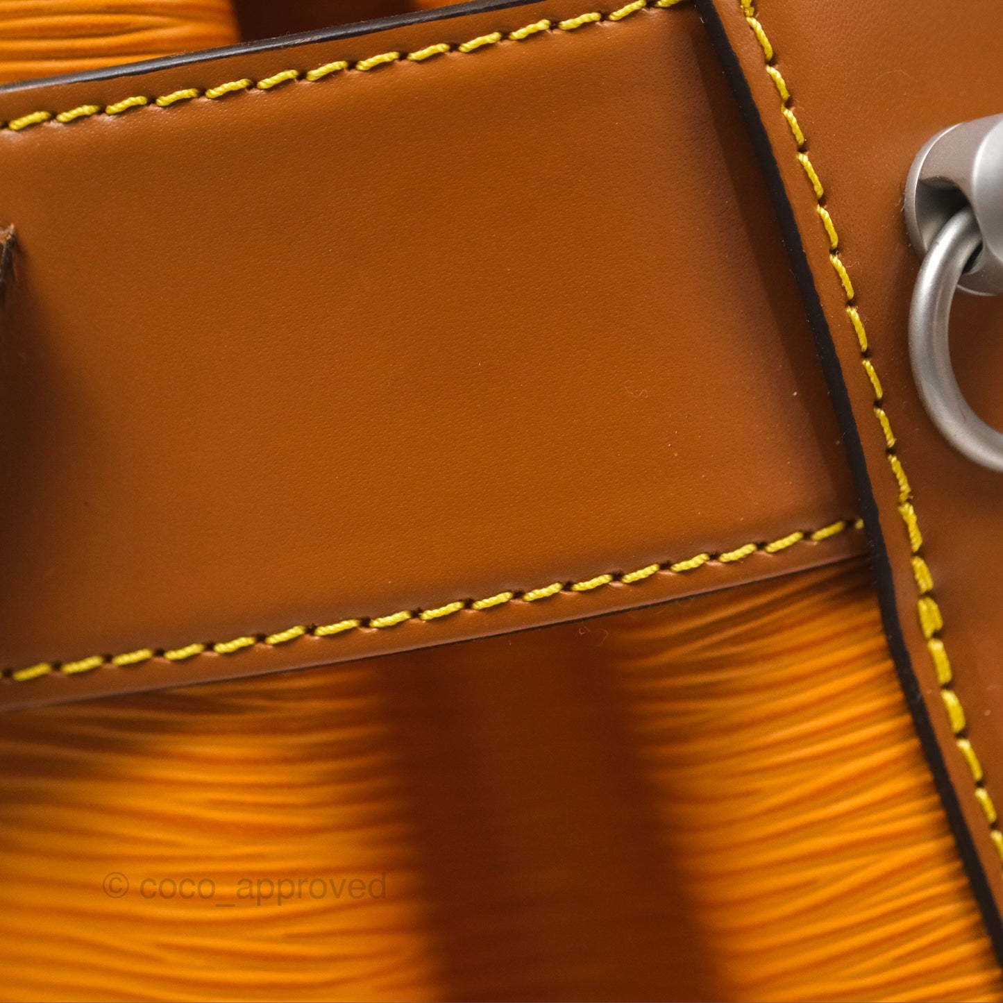 Louis Vuitton Twist Bucket Bag Gold Epi Matte Silver Hardware