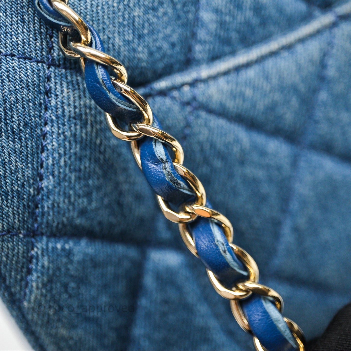 Chanel Small Trendy CC Denim Gold Hardware