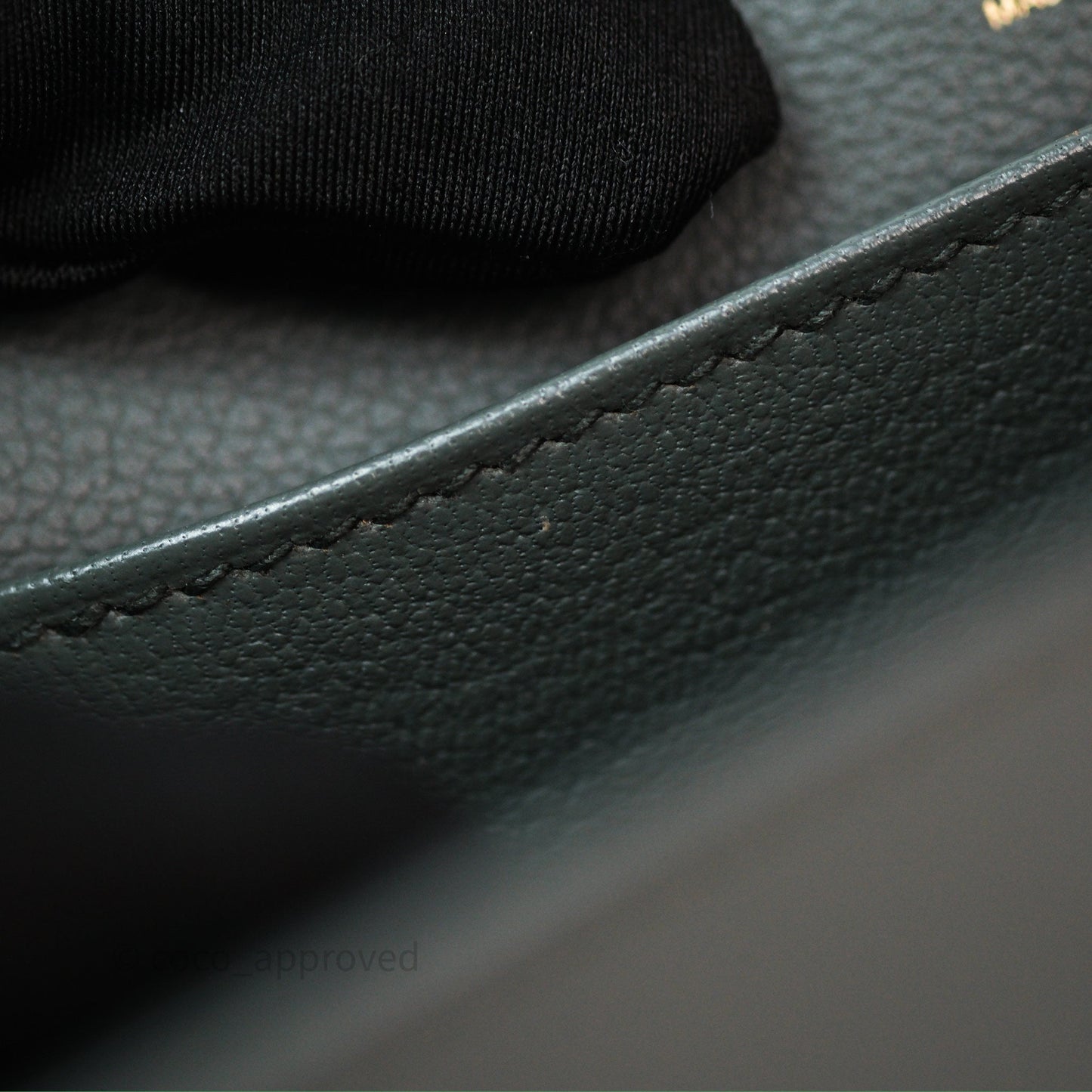 Hermès Roulis Mini 18 Vert Amancde 63 Evercolor Gold Hardware