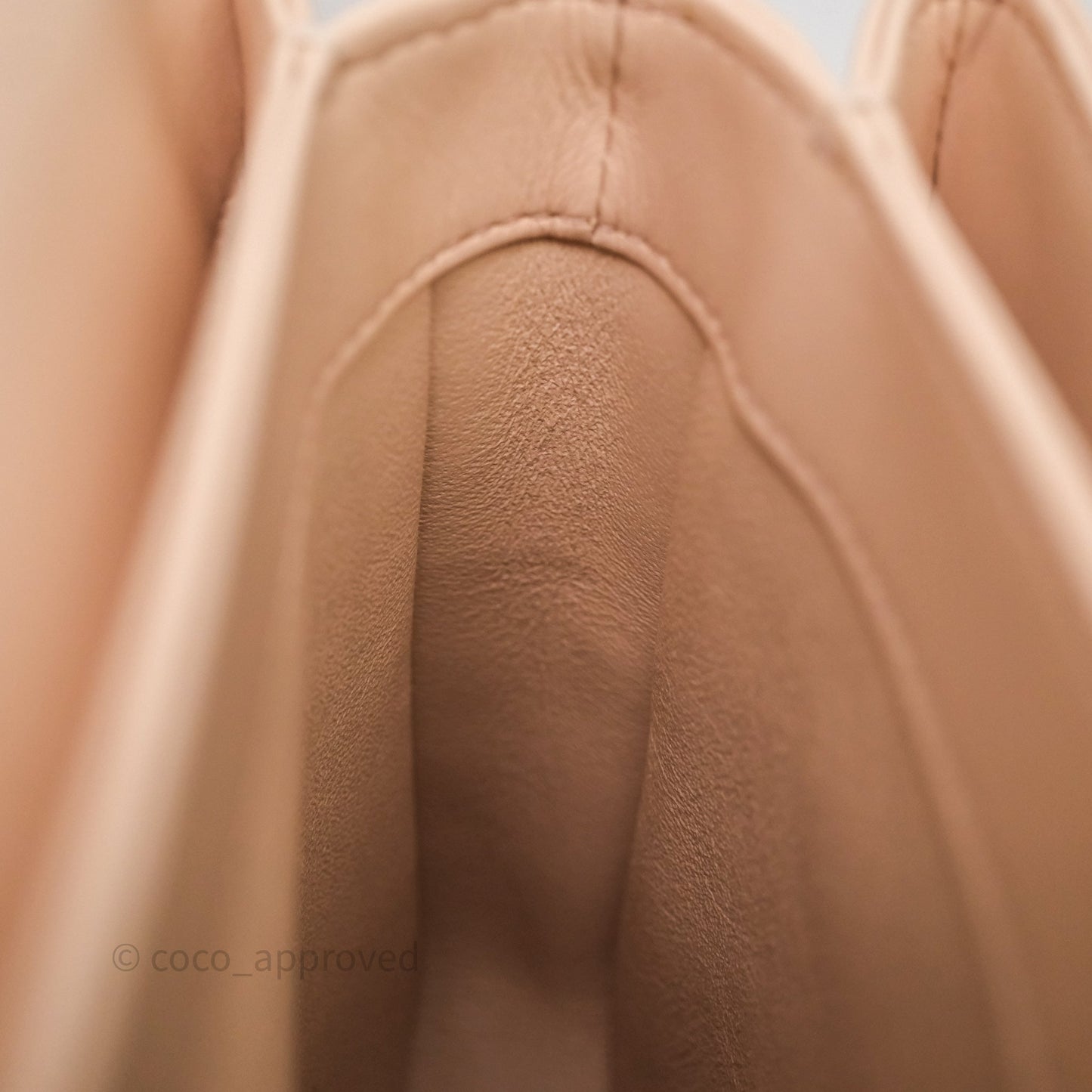 Chanel Small Trendy CC Beige Lambskin Gold Hardware