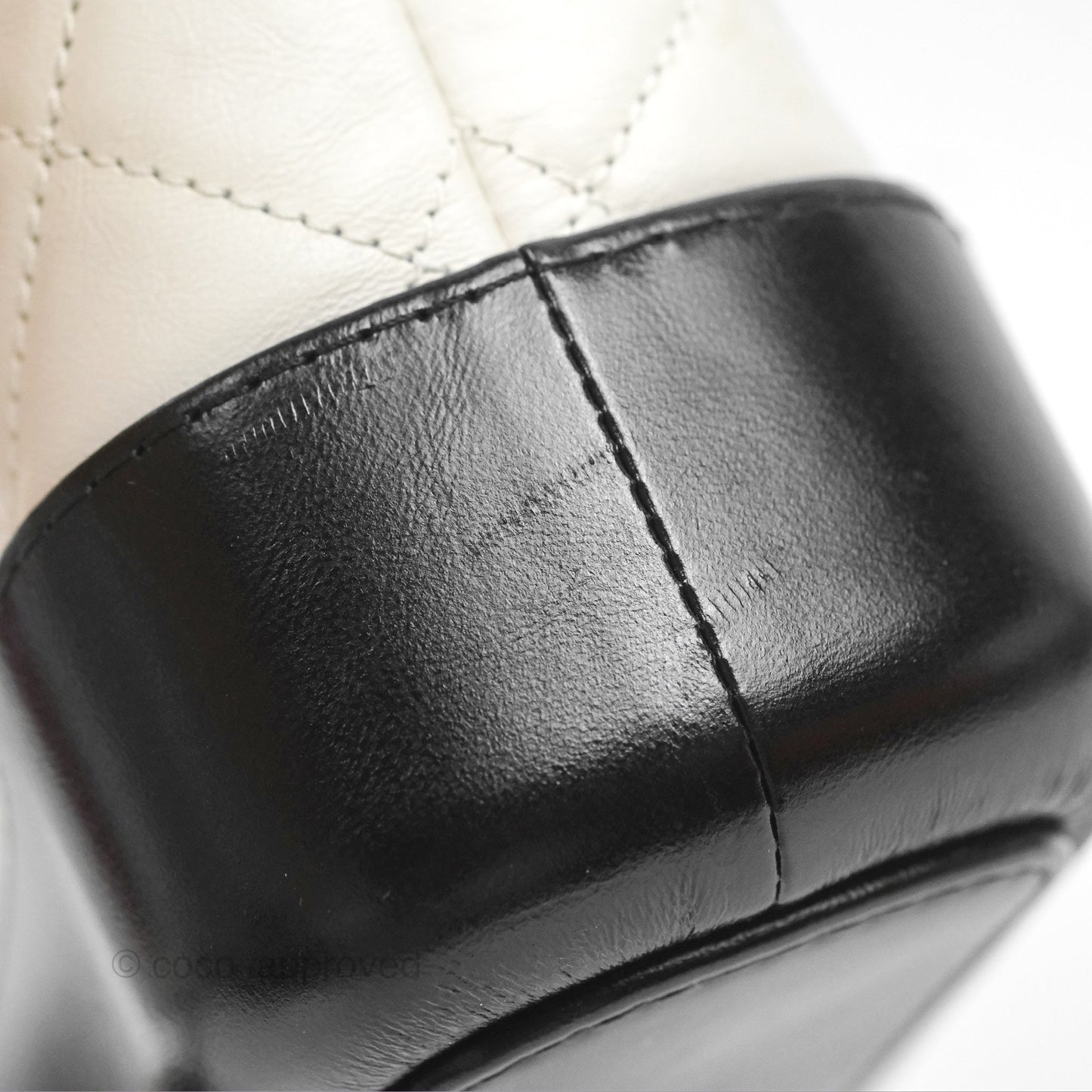 Chanel Small Gabrielle Hobo Quilted Black White Aged Calfskin