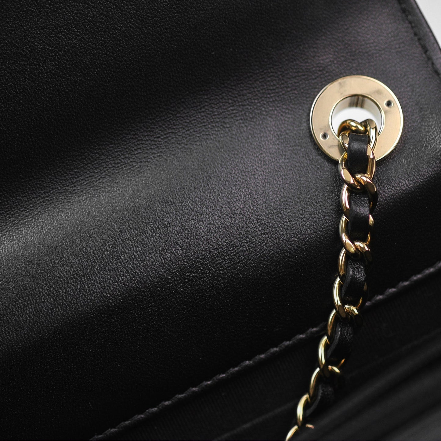 Chanel Trendy CC WOC Wallet on Chain Black Lambskin Gold Hardware