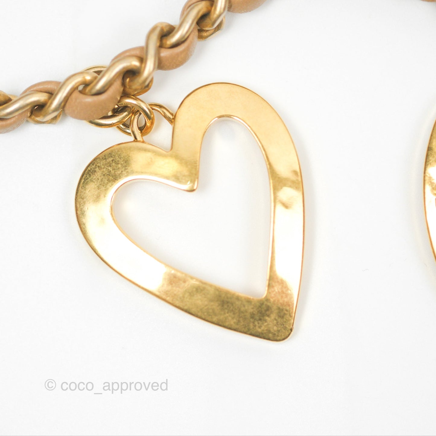 Chanel Mini Flap Bag With Heart CC Charm Dark Beige Lambskin Aged Gold Hardware