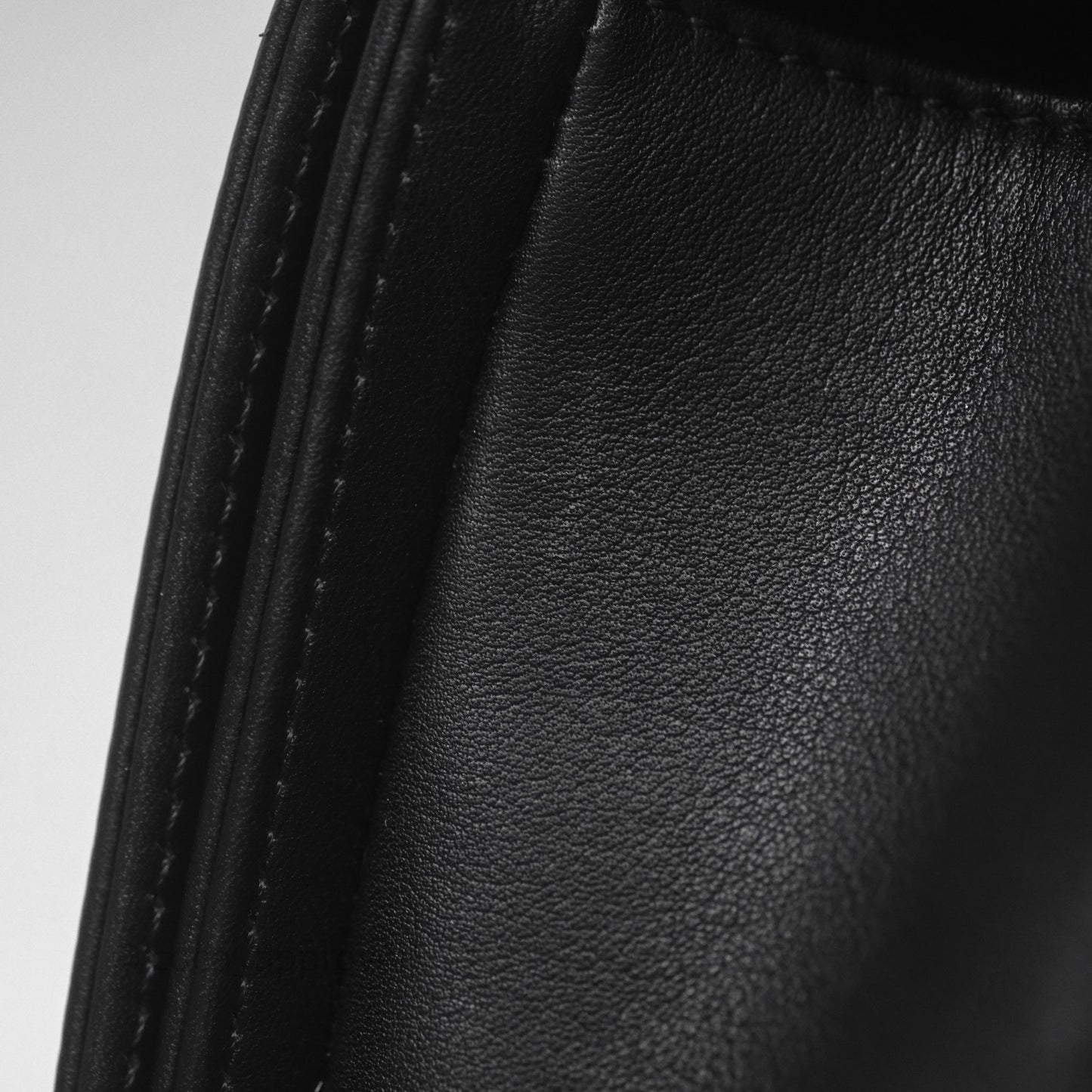 Chanel Small Boy Quilted Black Calfskin Aged Gold Hardware