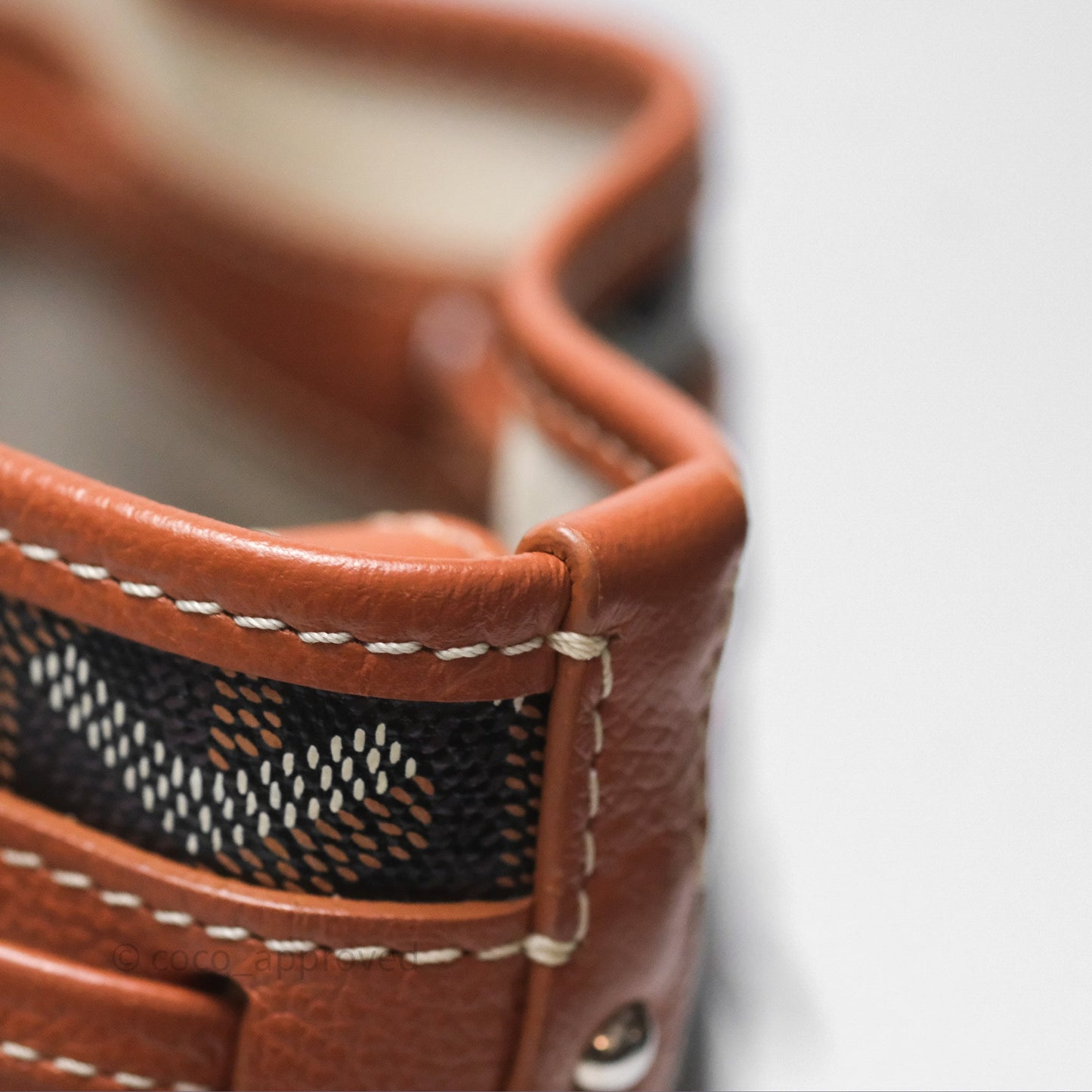 Goyard Petit Flot Bucket Bag Black & Tan Goyardine