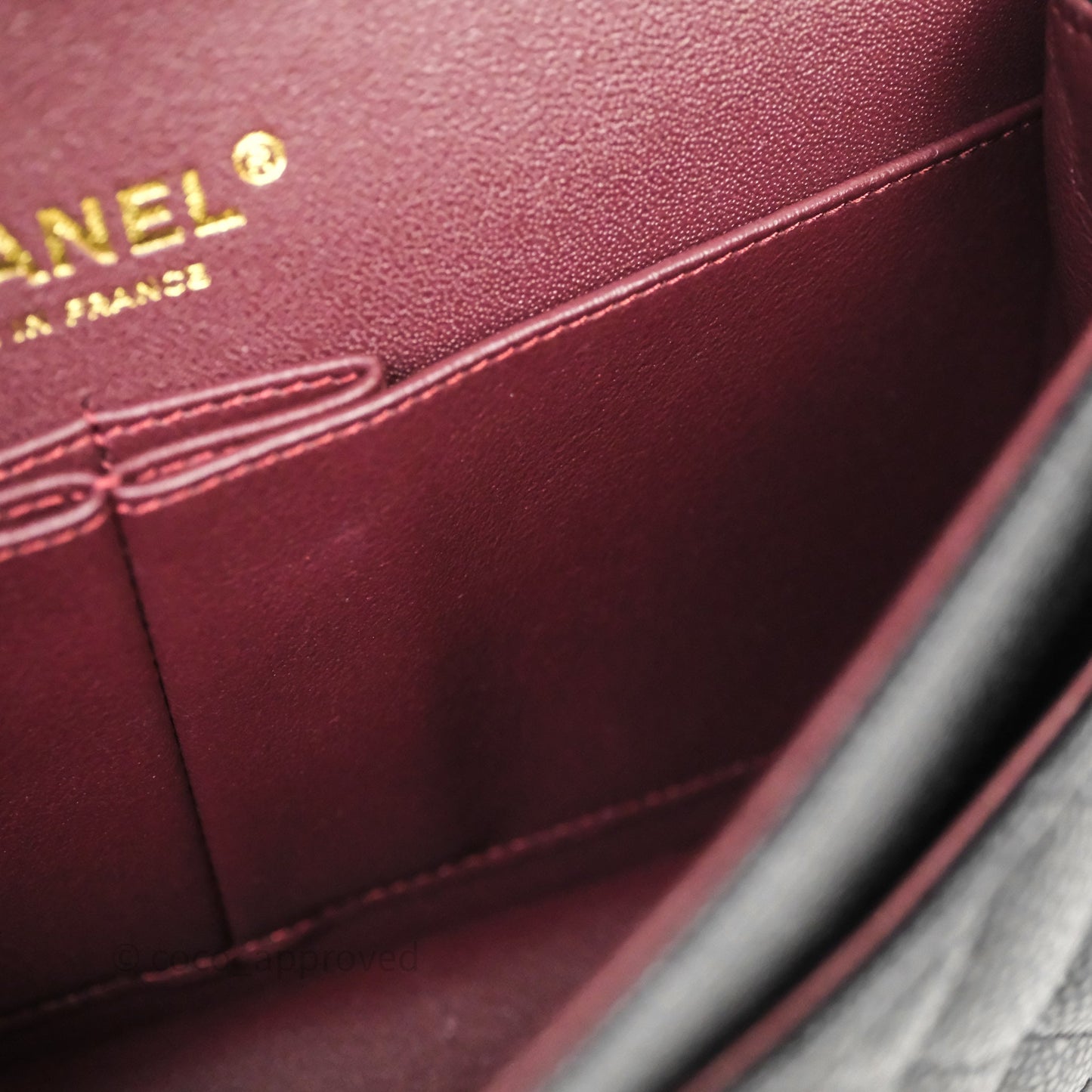 Chanel Small Classic Flap Quilted Black Caviar Gold Hardware