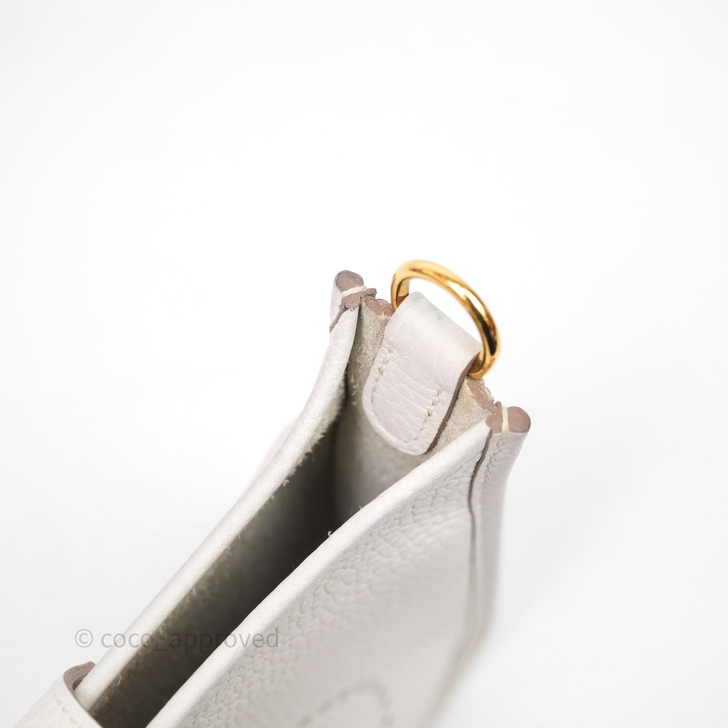 Hermès Mini Evelyne 16 Gris Pale M4 Clemence Gold Hardware