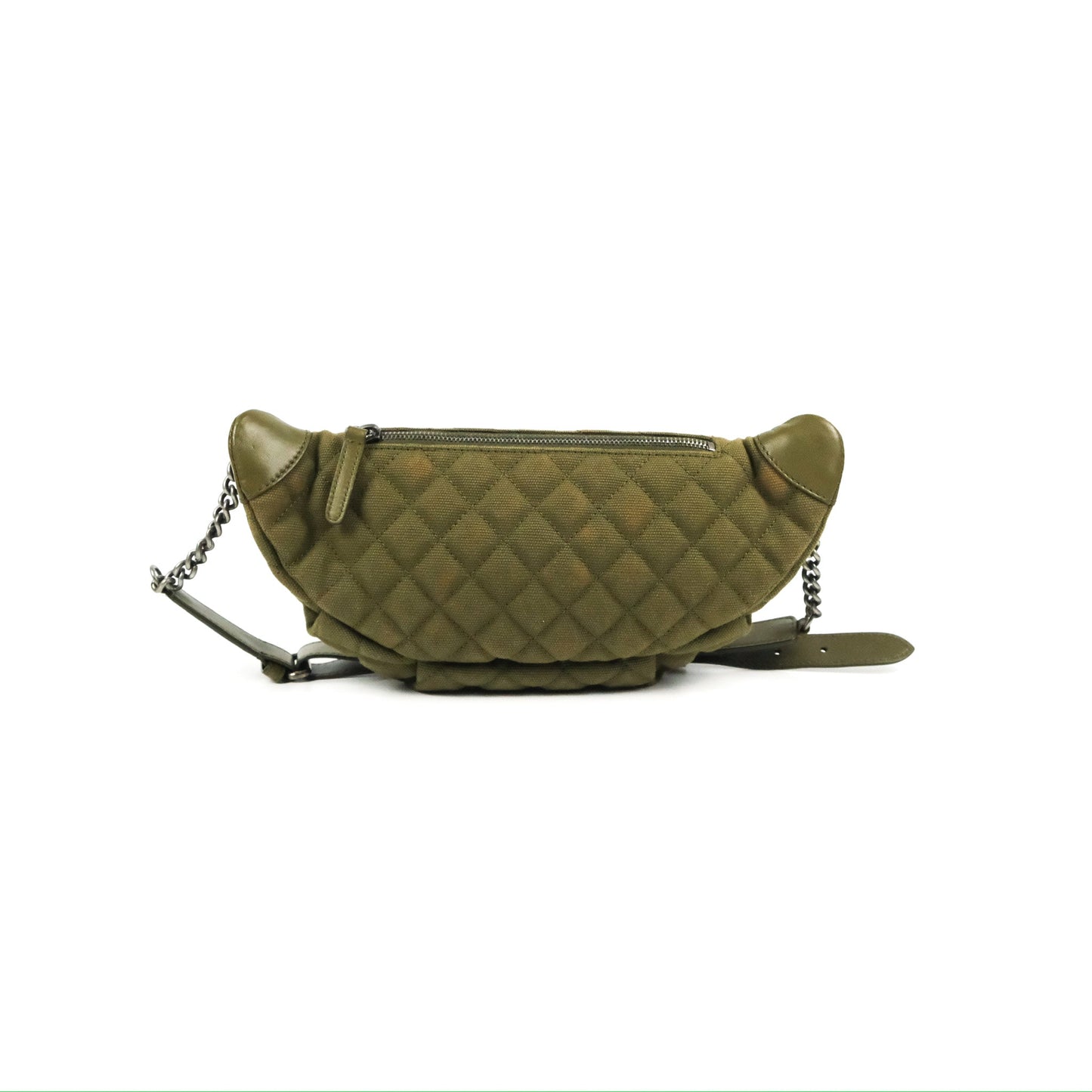 Chanel Coco Cuba Charms Waist Bag Khaki 17C