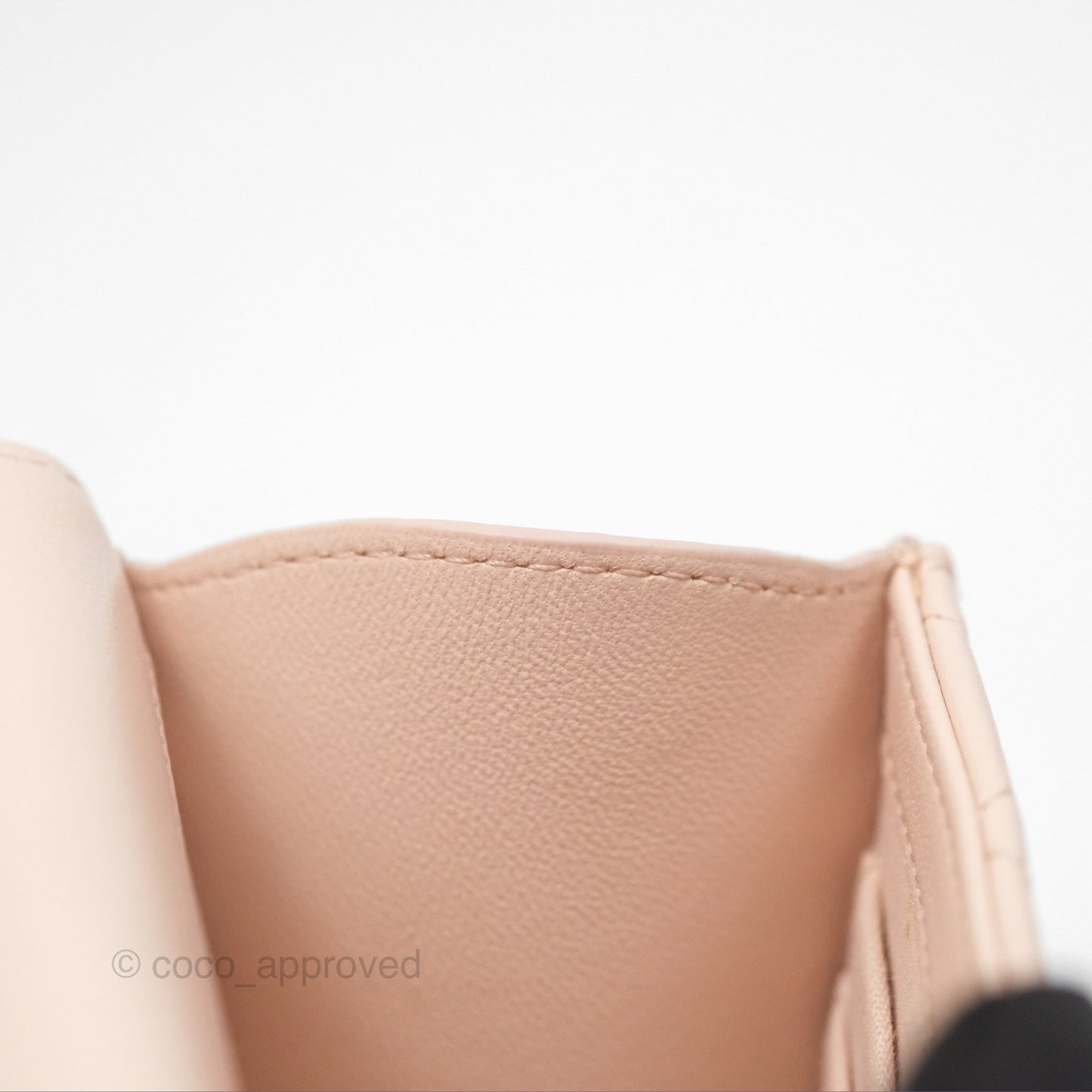 Chanel Mini Quilted Trendy CC Clutch With Chain Light Pink Lambskin Gold Hardware