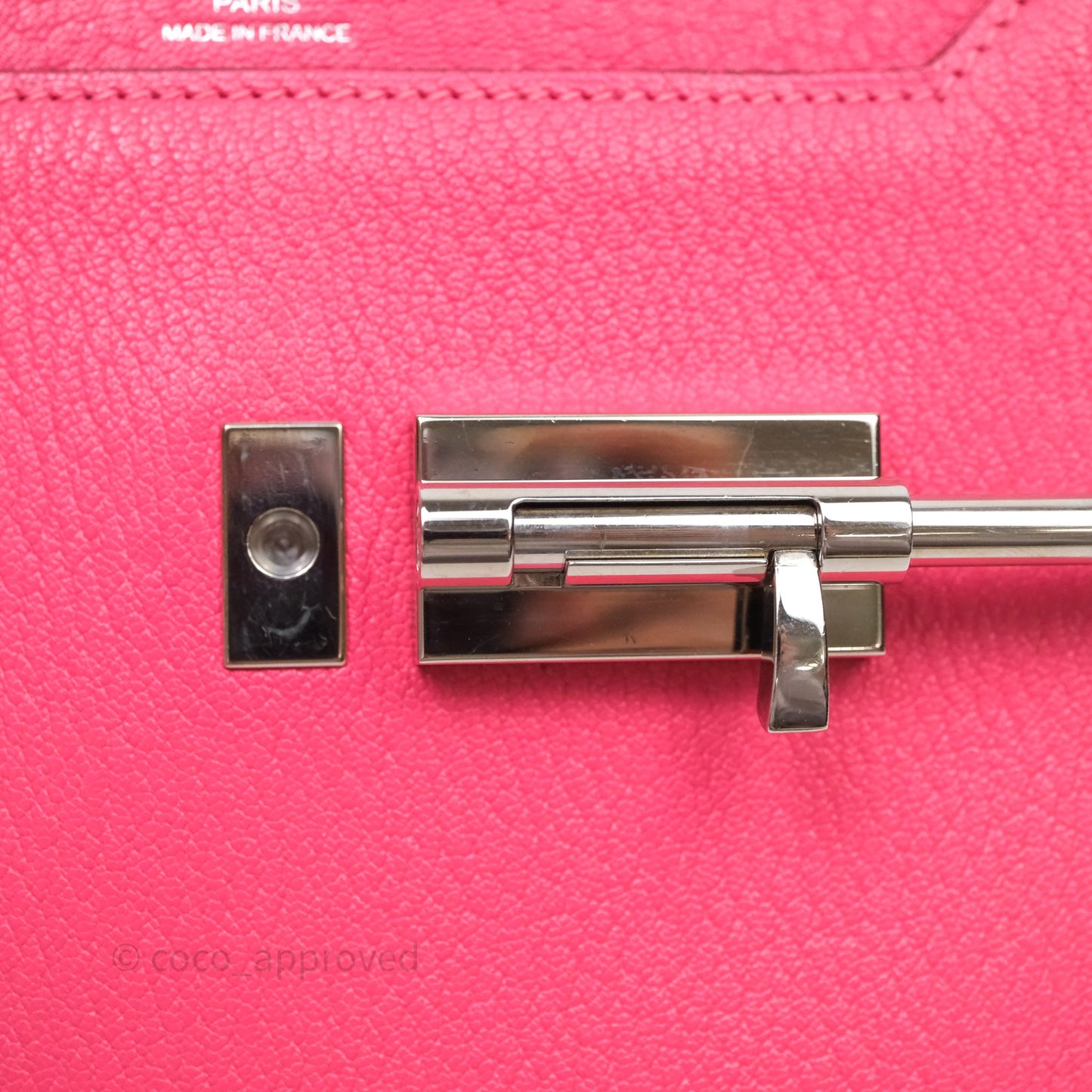 Hermès Mini Verrou Chaine Bag Rose Lipstick U5 Chevre Mysore Palladium Hardware