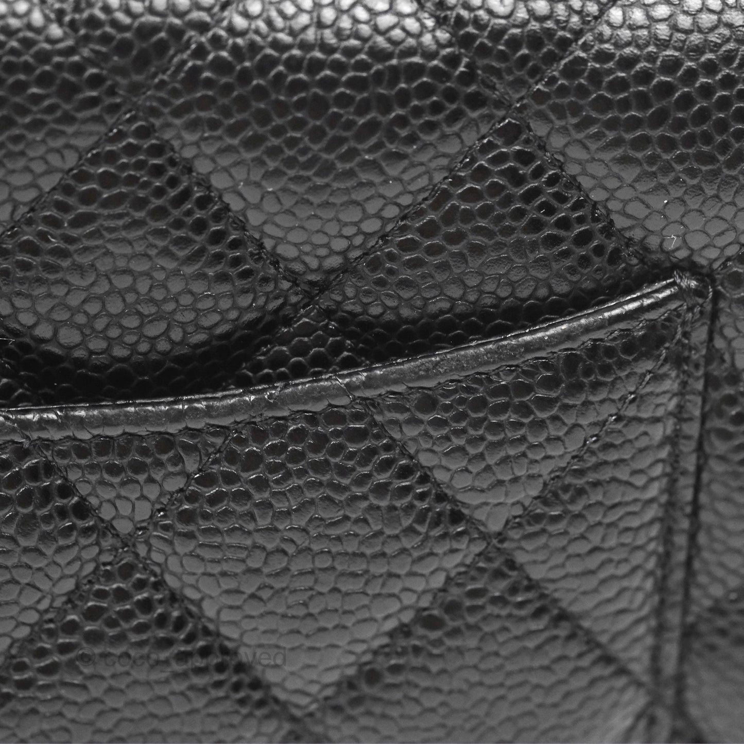 Chanel Classic Wallet on Chain WOC Quilted Black Caviar Gold Hardware