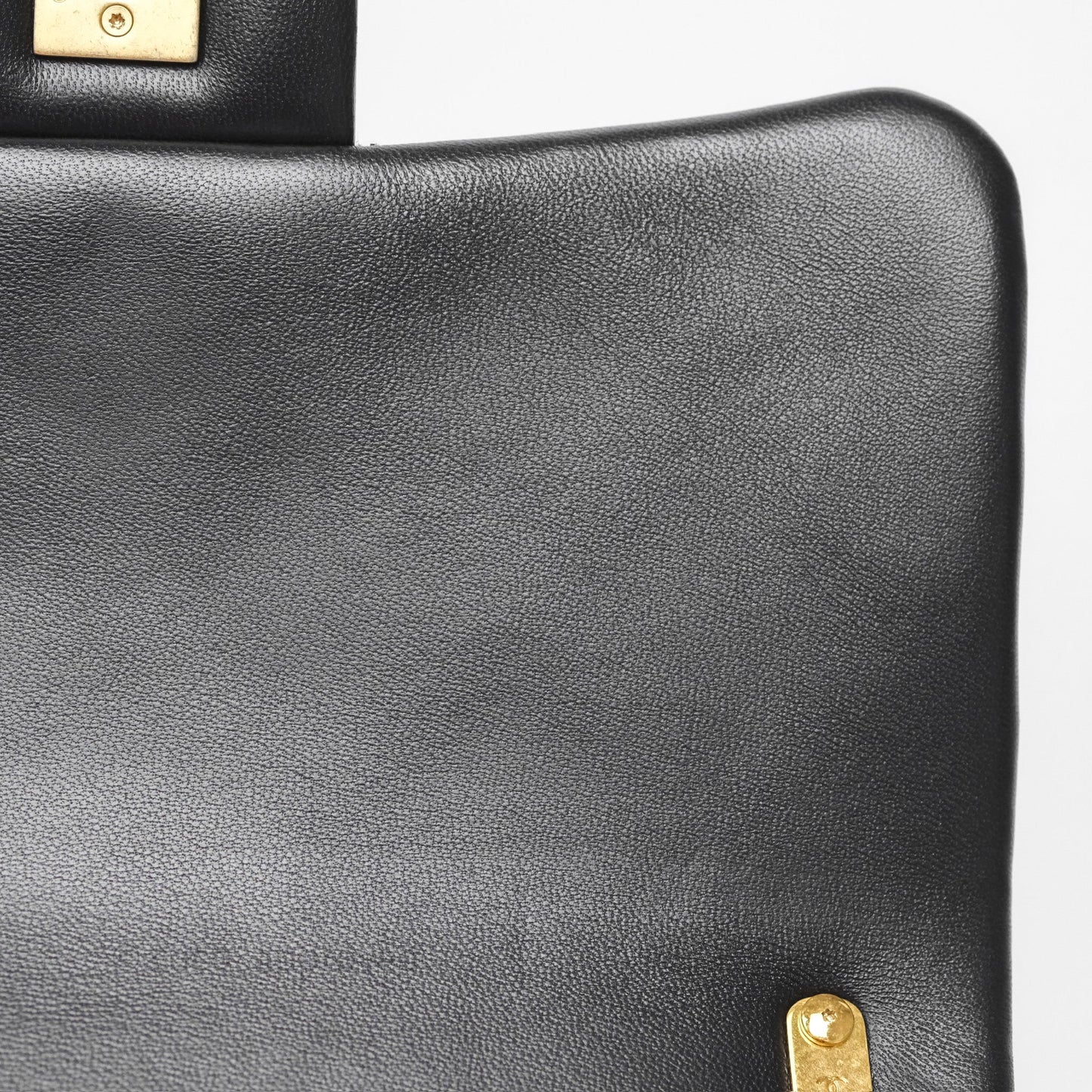 Chanel Small Funky Town Black Lambskin Aged Gold Hardware