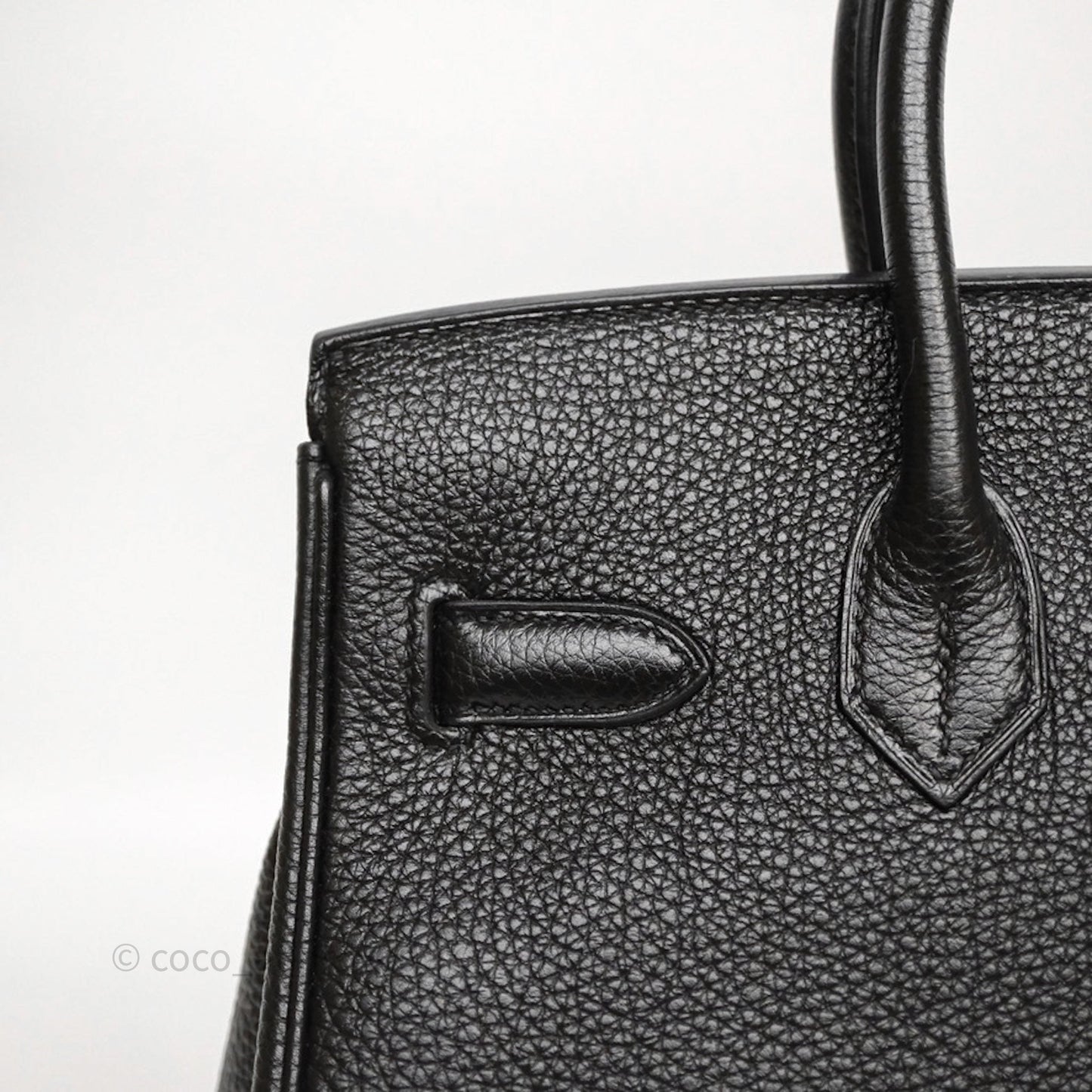 Hermès Birkin 30 Black Noir 89 Togo Gold Hardware