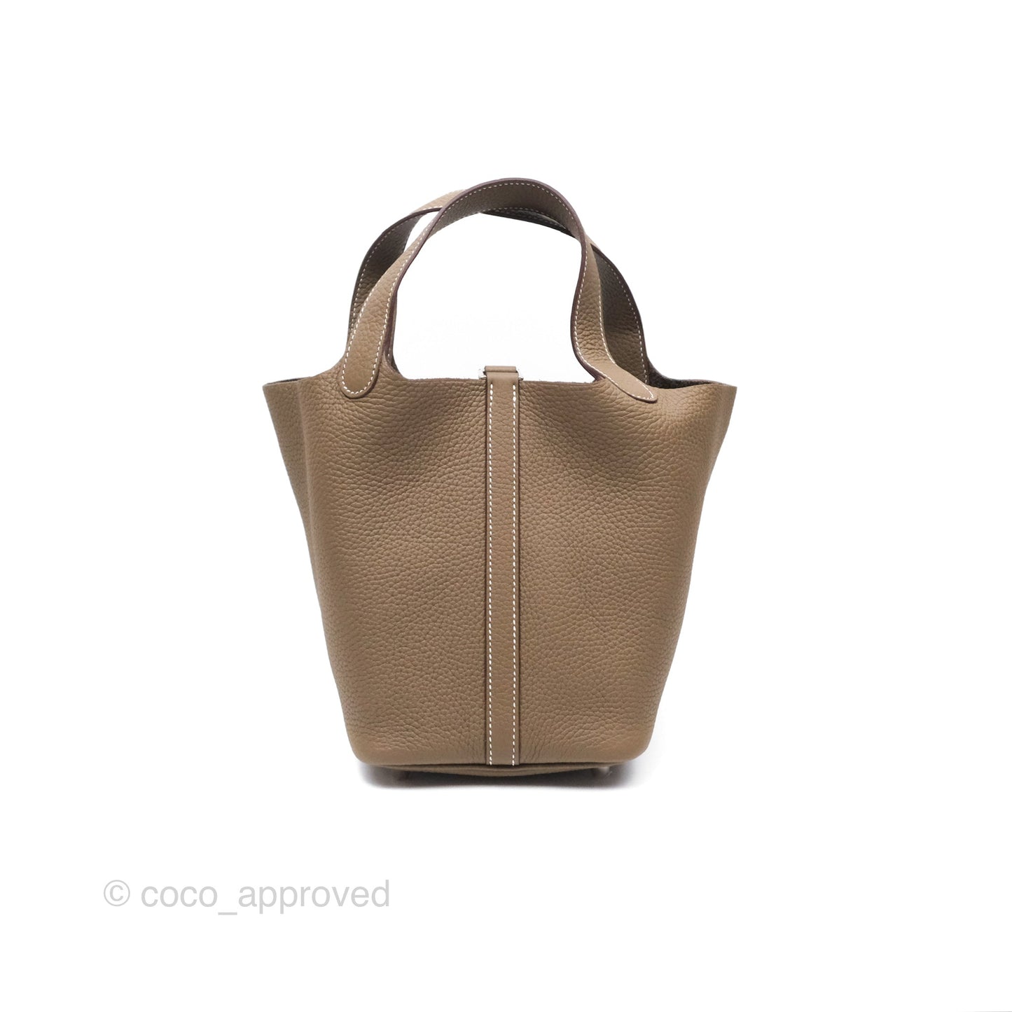 Hermès Picotin Lock 18 Etoupe 18 Clemence Palladium Hardware