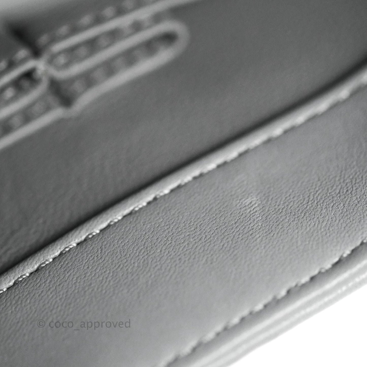 Chanel Quilted Trendy CC Small Grey Lambskin Gold Hardware