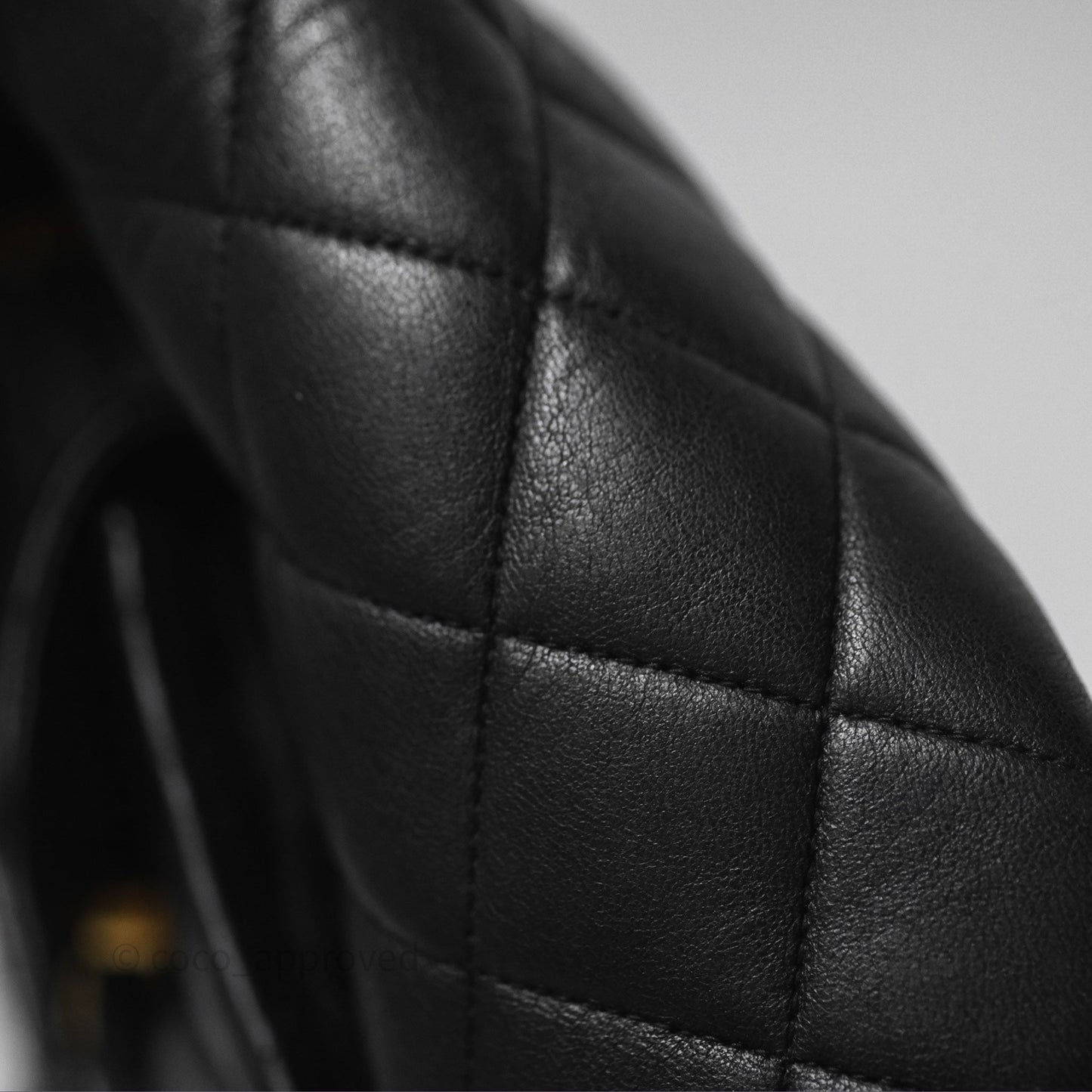 Chanel Vintage CC Duma Backpack Black Lambskin 24K Gold Hardware