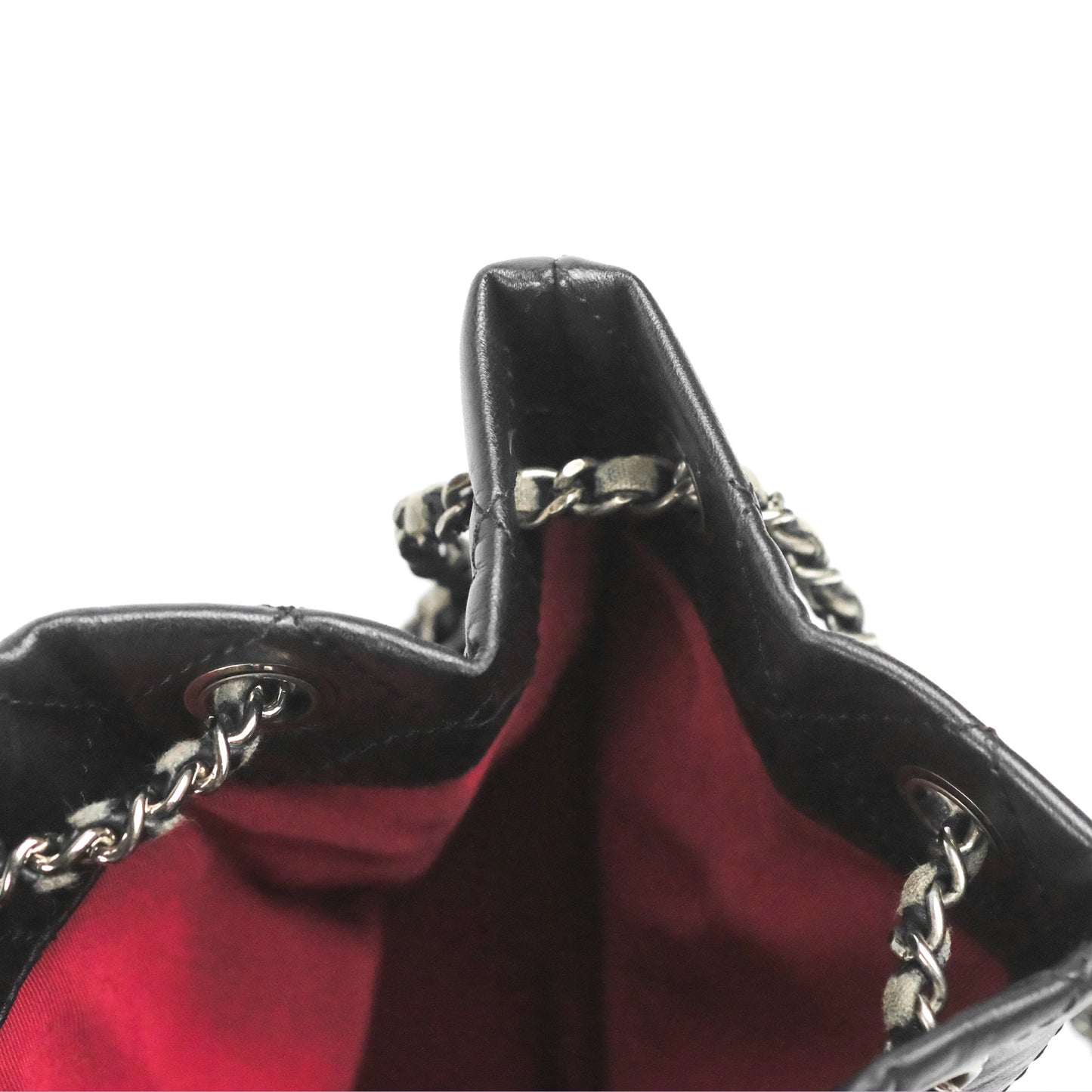 Chanel Medium Gabrielle Backpack Black Aged Calfskin