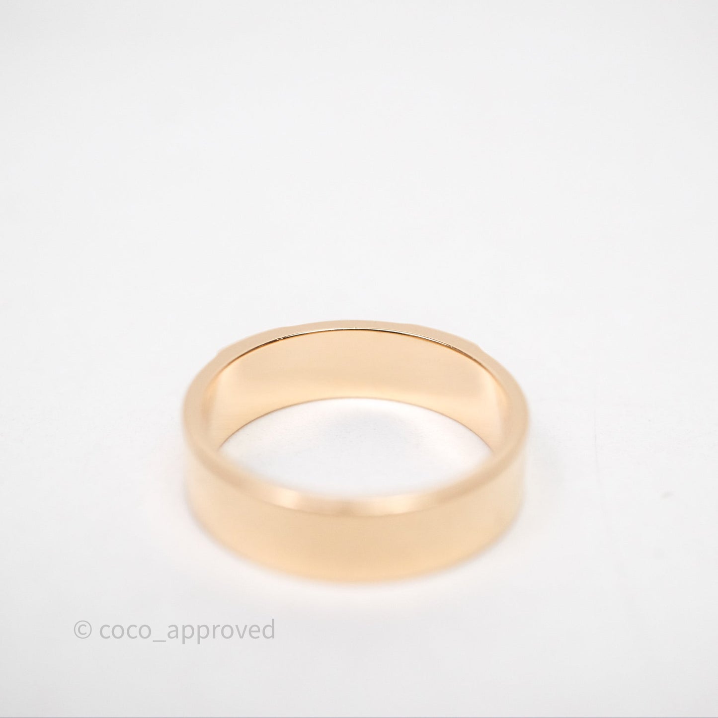 Hermes Collier de Chien Ring PM Rose Gold Size 52
