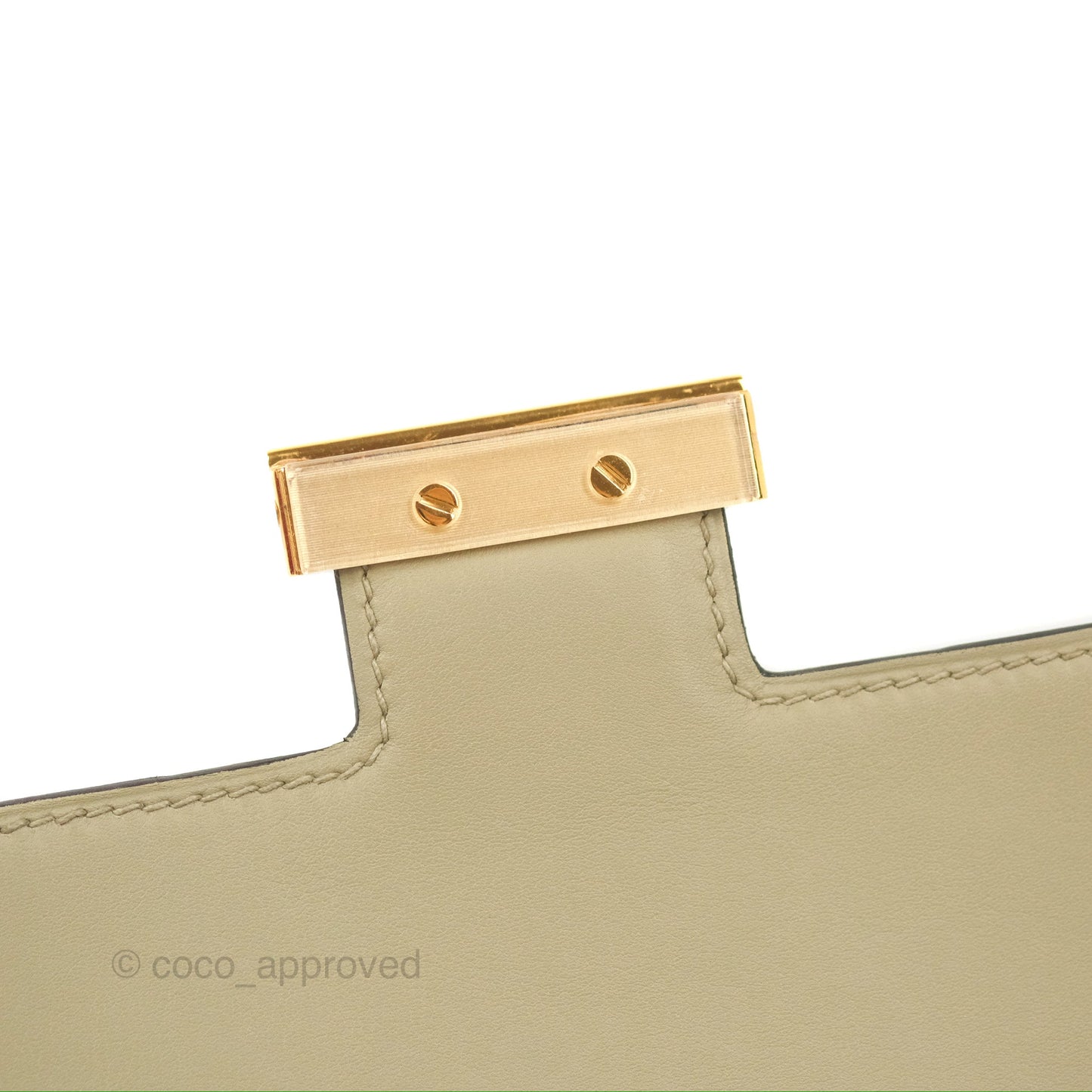 Hermès Constance 24 Sauge Swift Gold Hardware