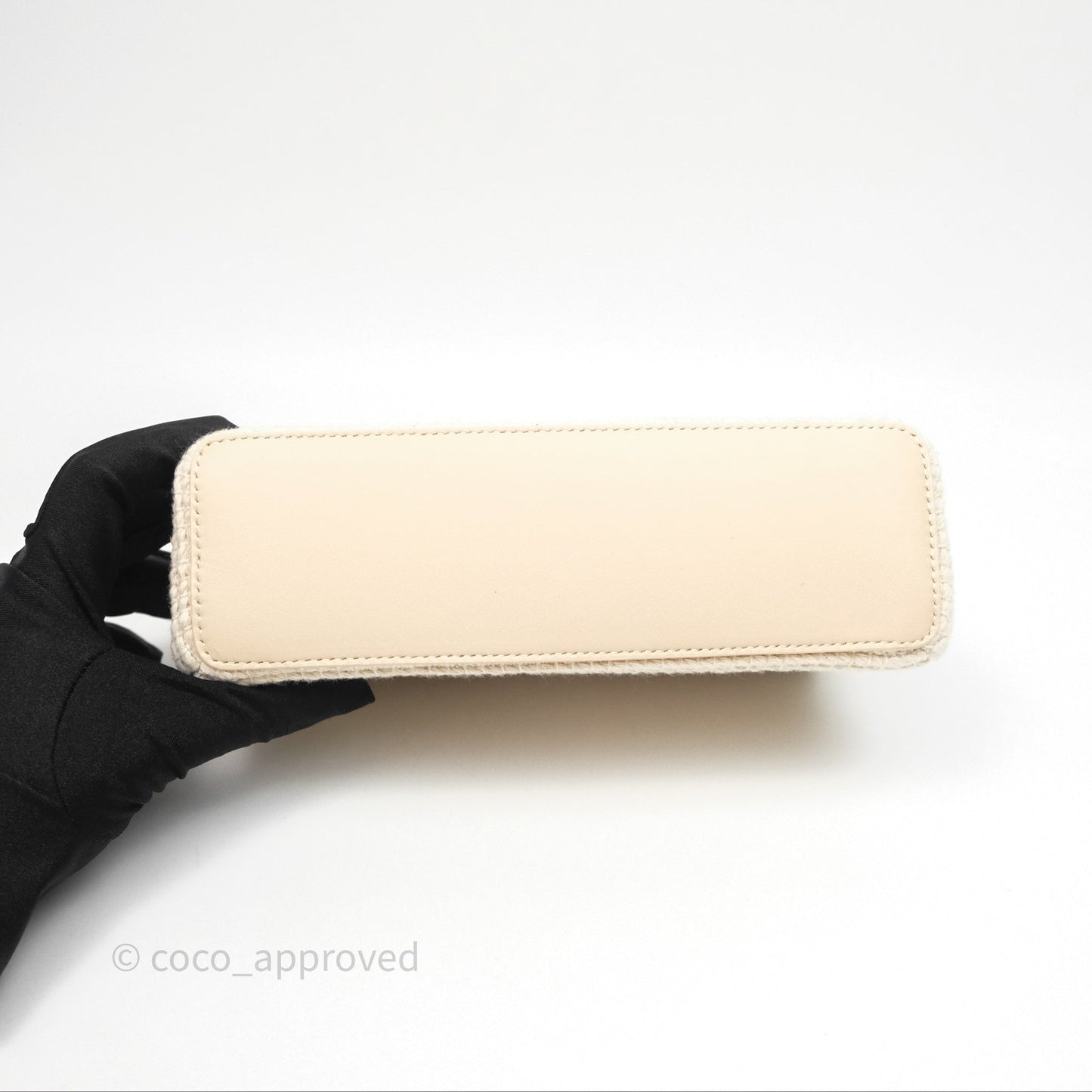 Loro Piana Extra Pocket L19 Beige Cotton-Linen Gold Hardware