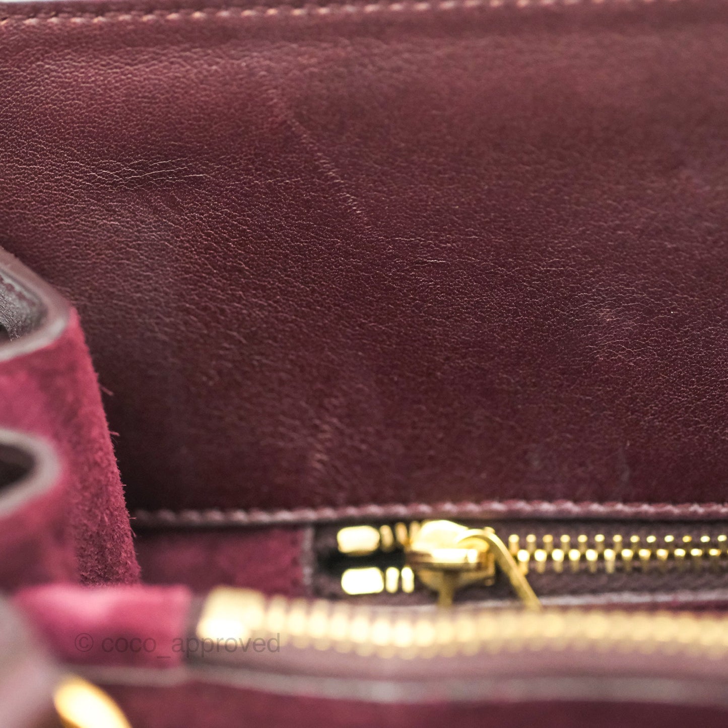 Saint Laurent Classic Sac De Jour Small Burgundy Smooth Calfskin Gold Hardware