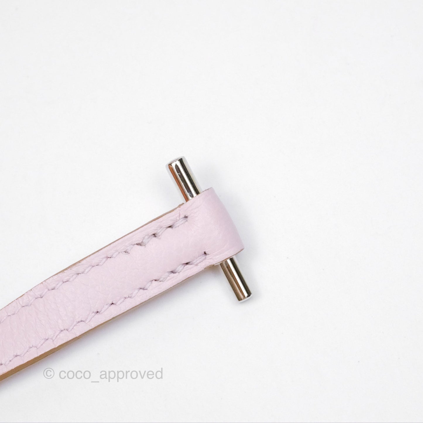 Hermès Roulis Mini 18 Mauve Pale Evercolor Palladium Hardware