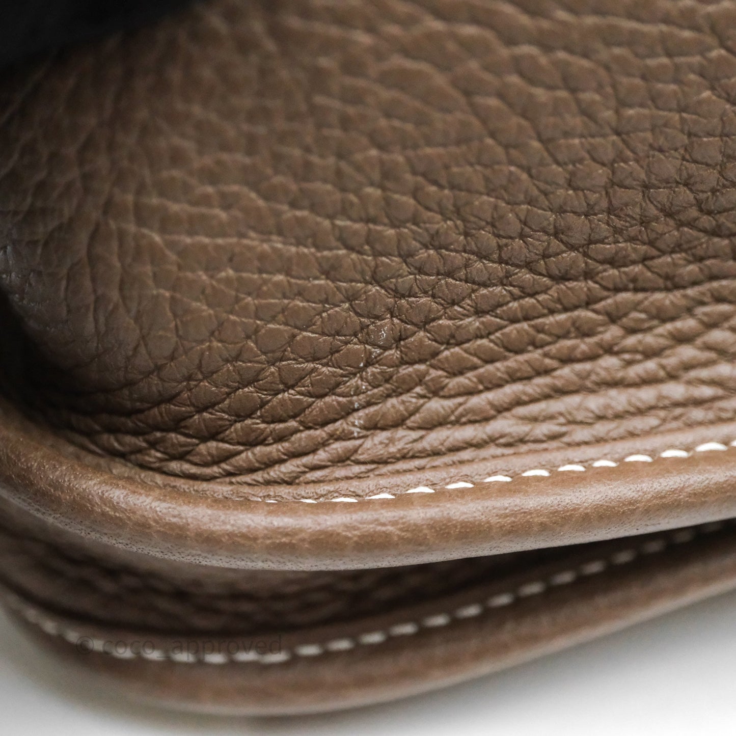 Hermes Evelyne III 29 Etoupe 18 Taurillon Clemence Gold Hardware