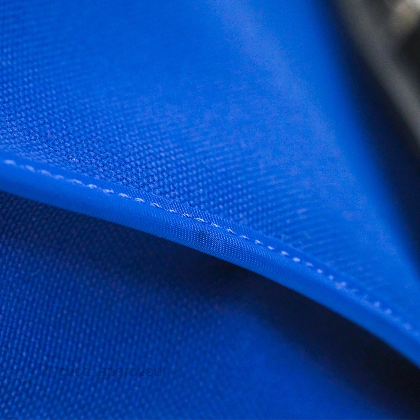 Hermès Herbag Zip 31 Bleu Électrique & Bleu Indigo Canvas Palladium Hardware